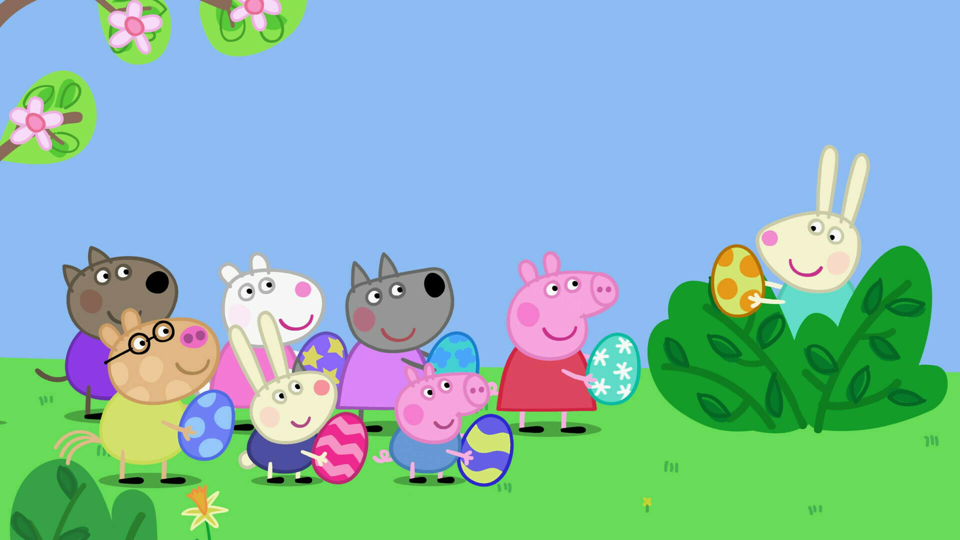 Regarder l’épisode 11, saison 7 de Peppa Pig : Le Lapin de Pâques ...