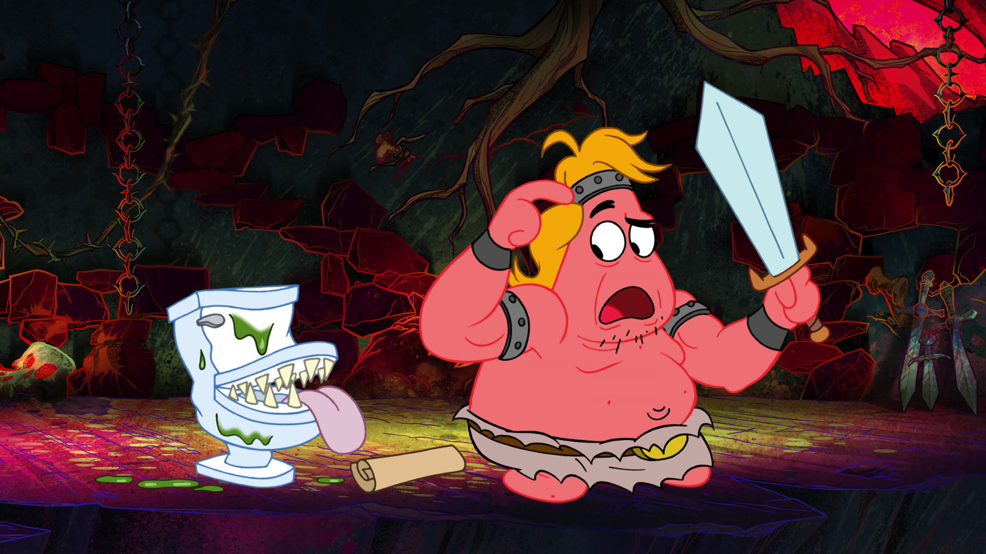 Mira El Show de Patricio Estrella, temporada 4, episodio 3: El inodoro ...