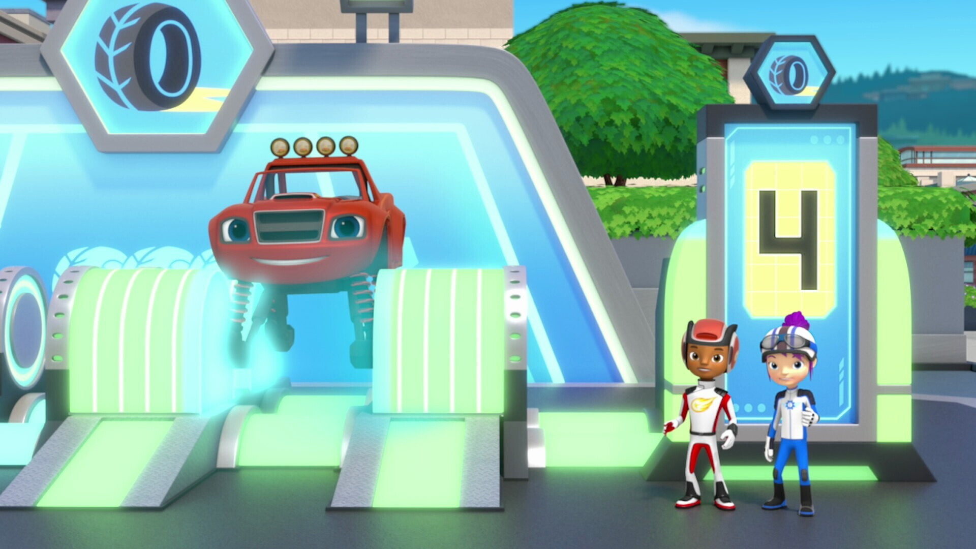 Watch Blaze and the Monster Machines Season 8 Episode 6: Tire
