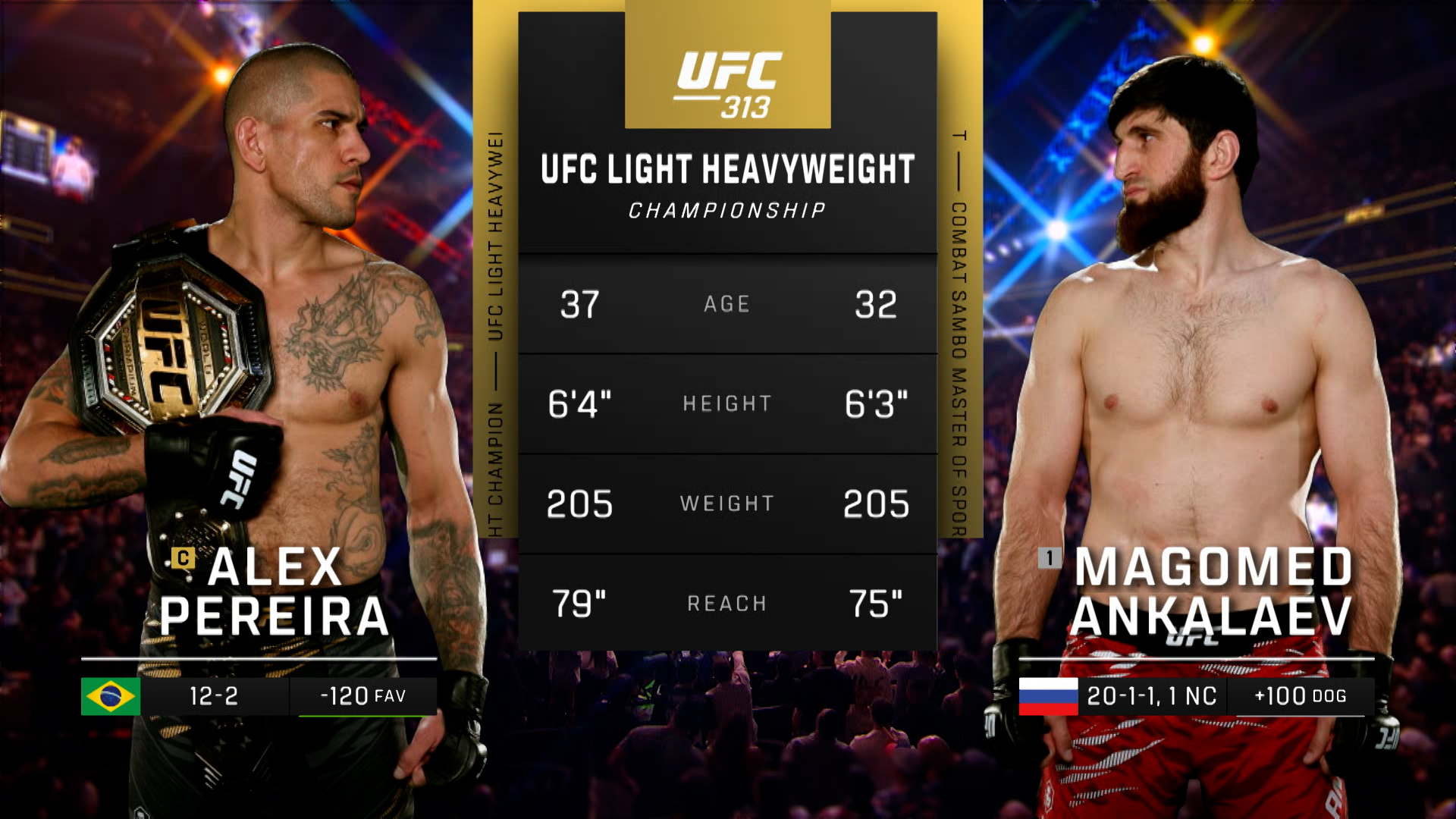Assista a UFC 313: Alex Pereira vs. Magomed Ankalaev Main Card ...
