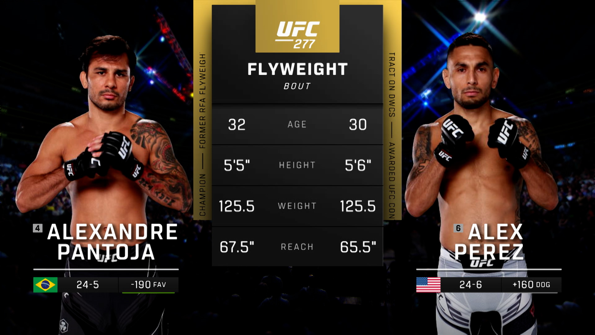 Assista a UFC 277: Alexandre Pantoja vs. Alex Perez Main Card ...