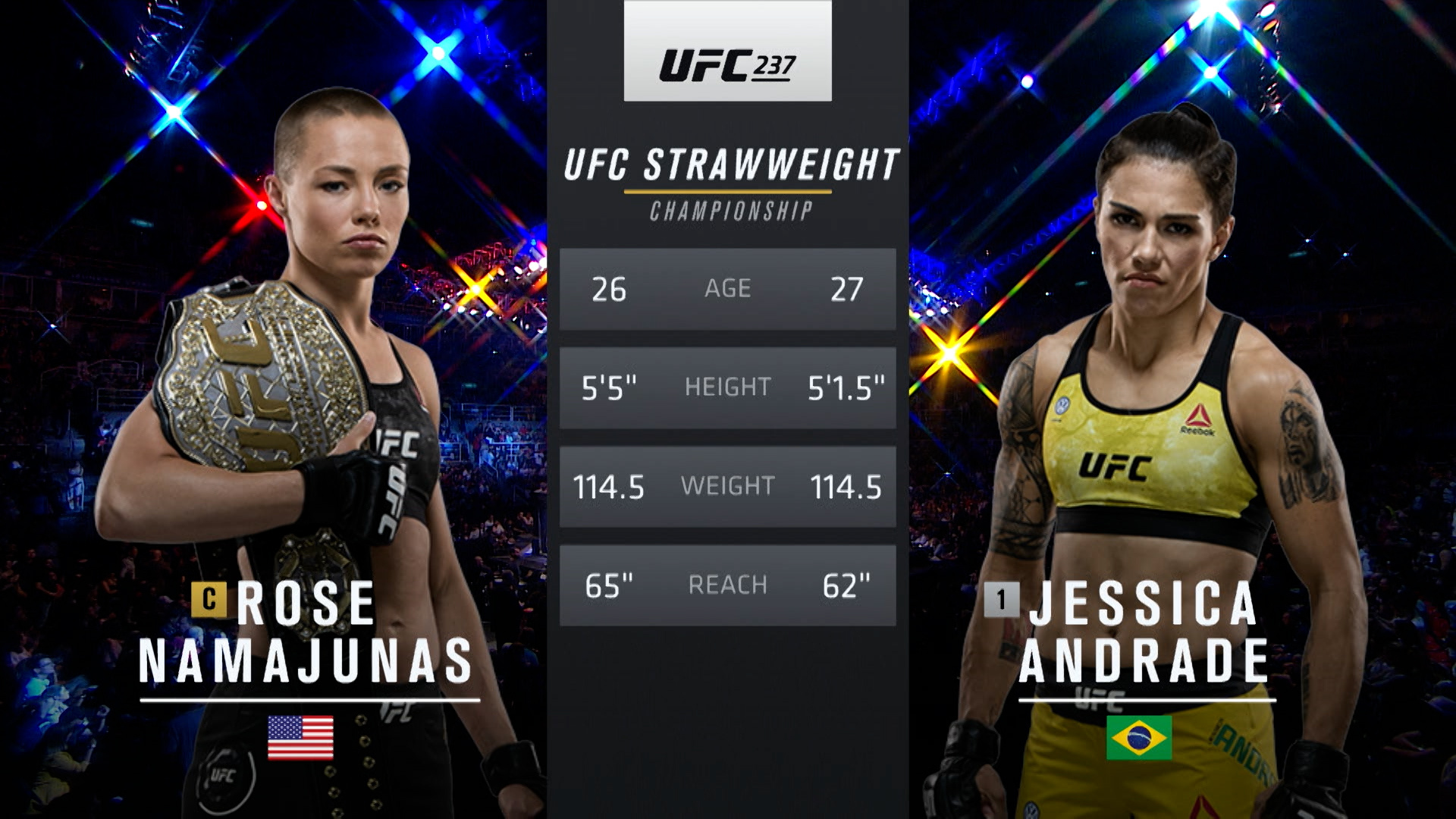 Watch UFC 2010s UFC 237: Rose Namajunas vs. Jessica Andrade ...