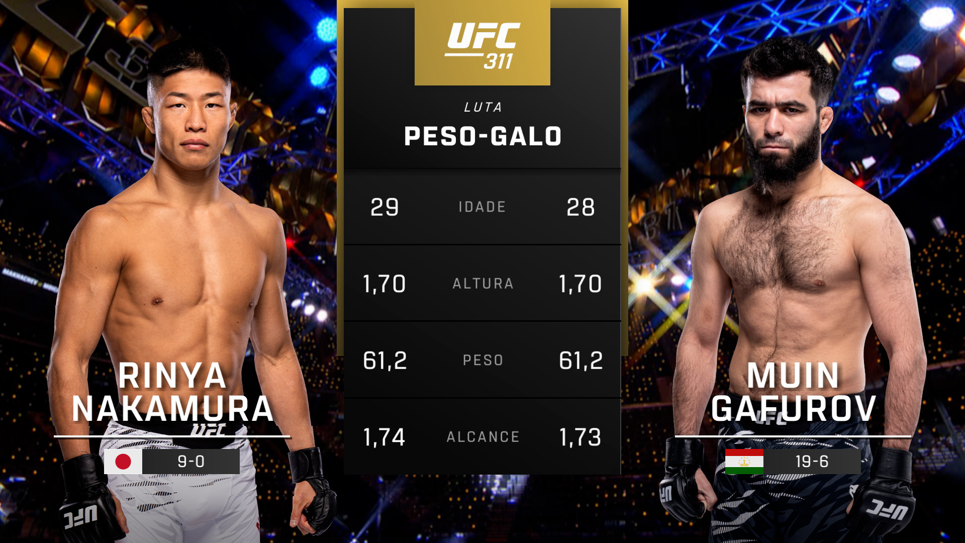 Watch UFC (Português) 311: Rinya Nakamura vs. Muin Gafurov Prelims ...