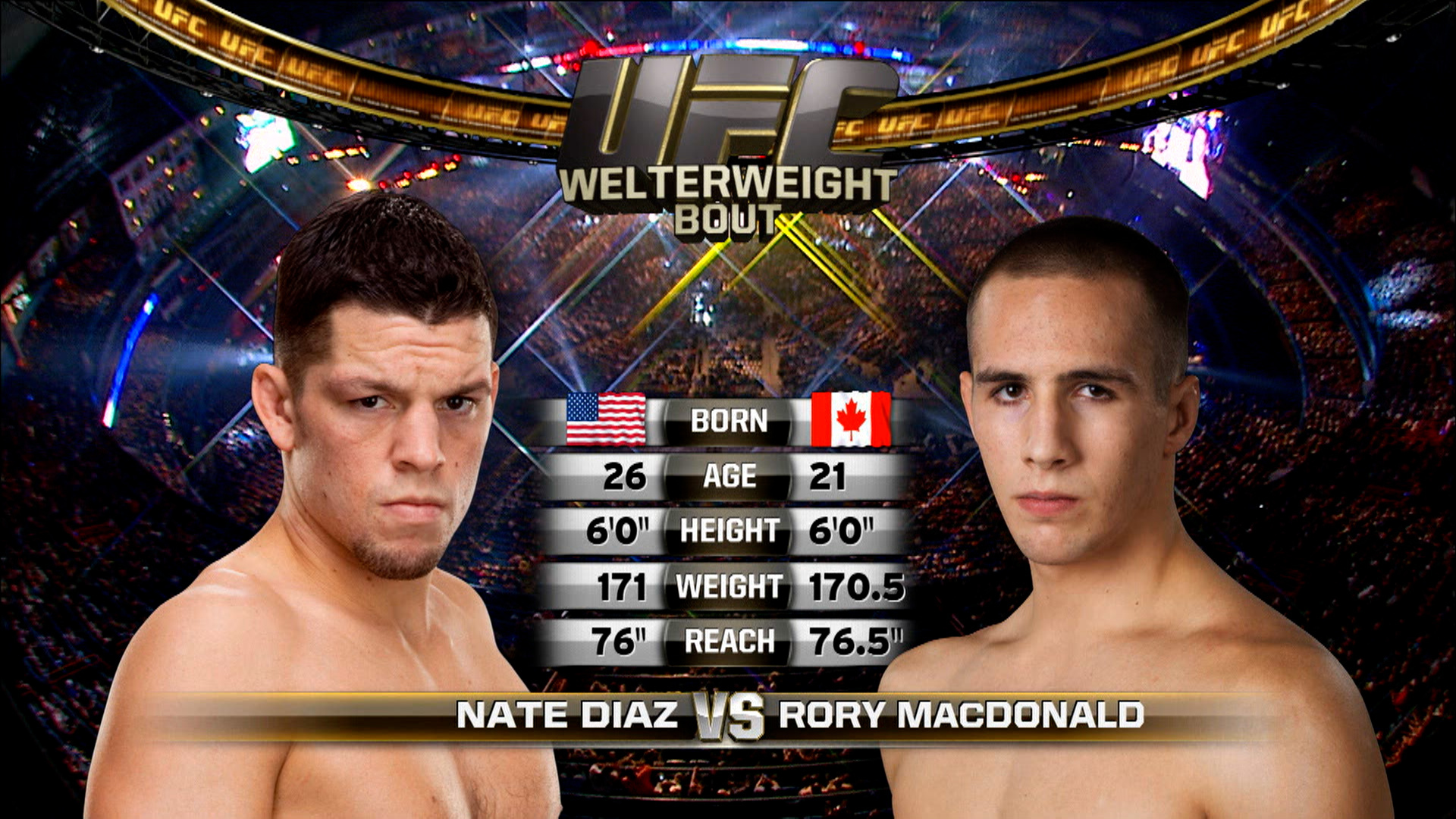 Ve UFC 2010s UFC 129: Nate Diaz vs. Rory MacDonald - Paramount+ ...