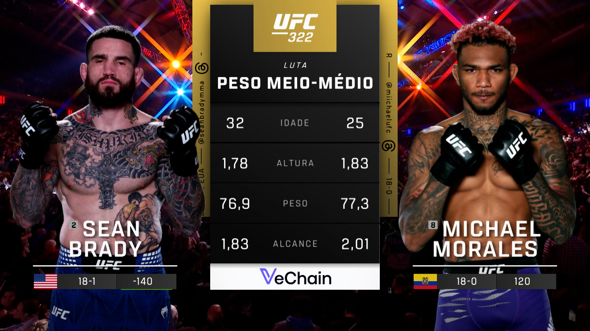 Watch UFC (Português) 322: Sean Brady vs. Michael Morales Main Card ...