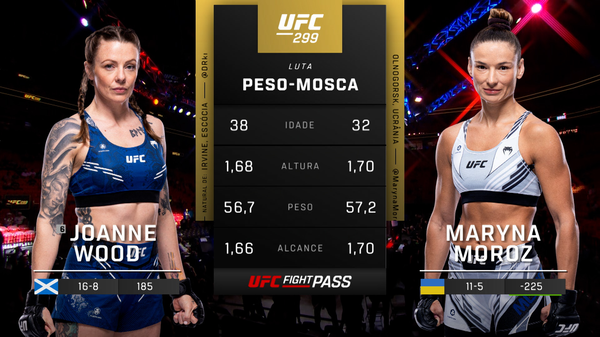 Ve UFC (Português) 299: Joanne Wood vs. Maryna Moroz Prelims (Português
