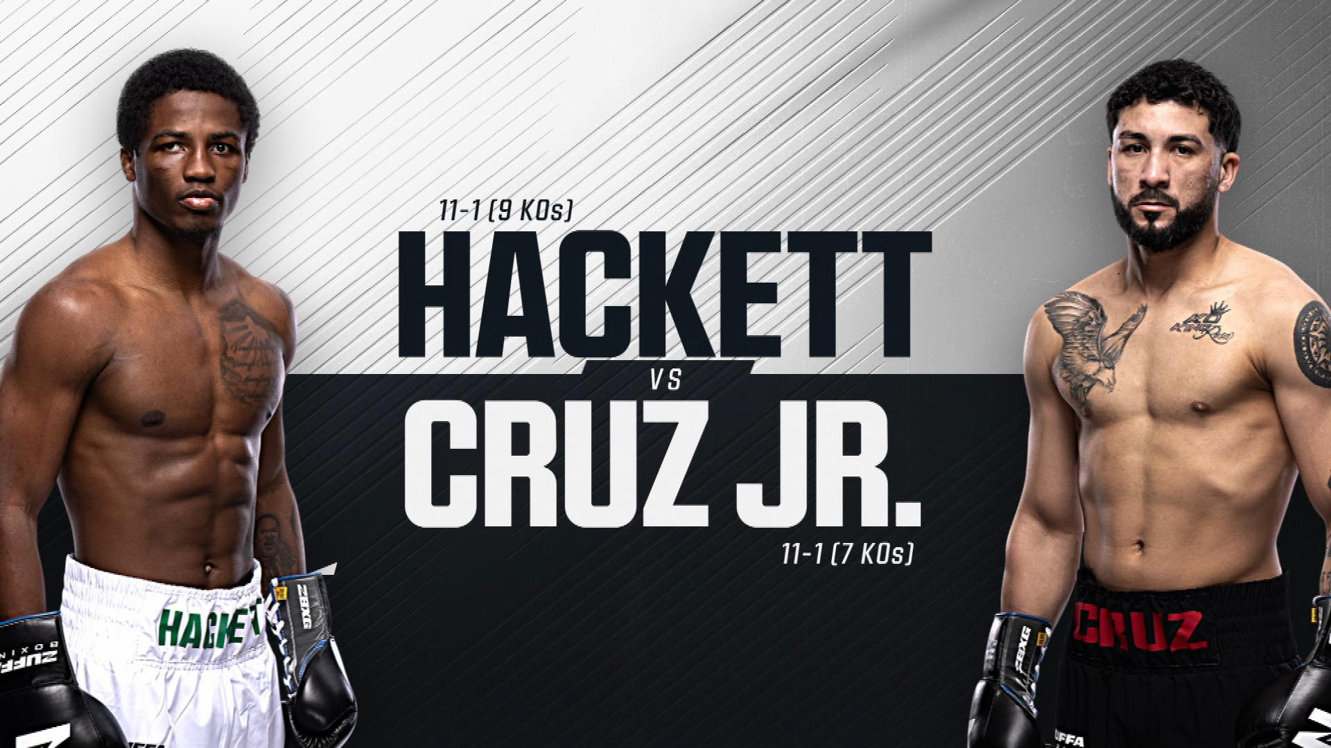 Ve Zuffa Boxing Jalil Hackett vs. Roberto Cruz (Zuffa Boxing 02 ...