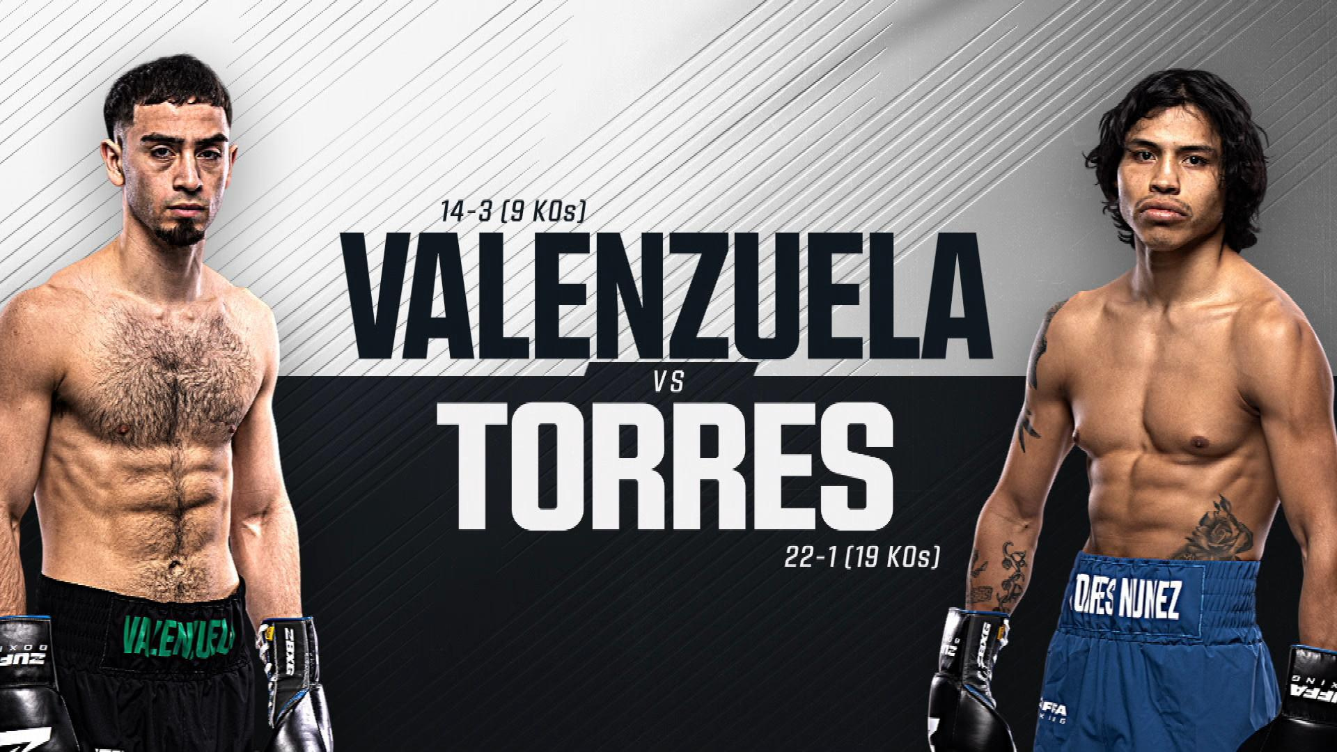 Ve Zuffa Boxing Jose Valenzuela vs. Diego Torres (Zuffa Boxing 02 ...