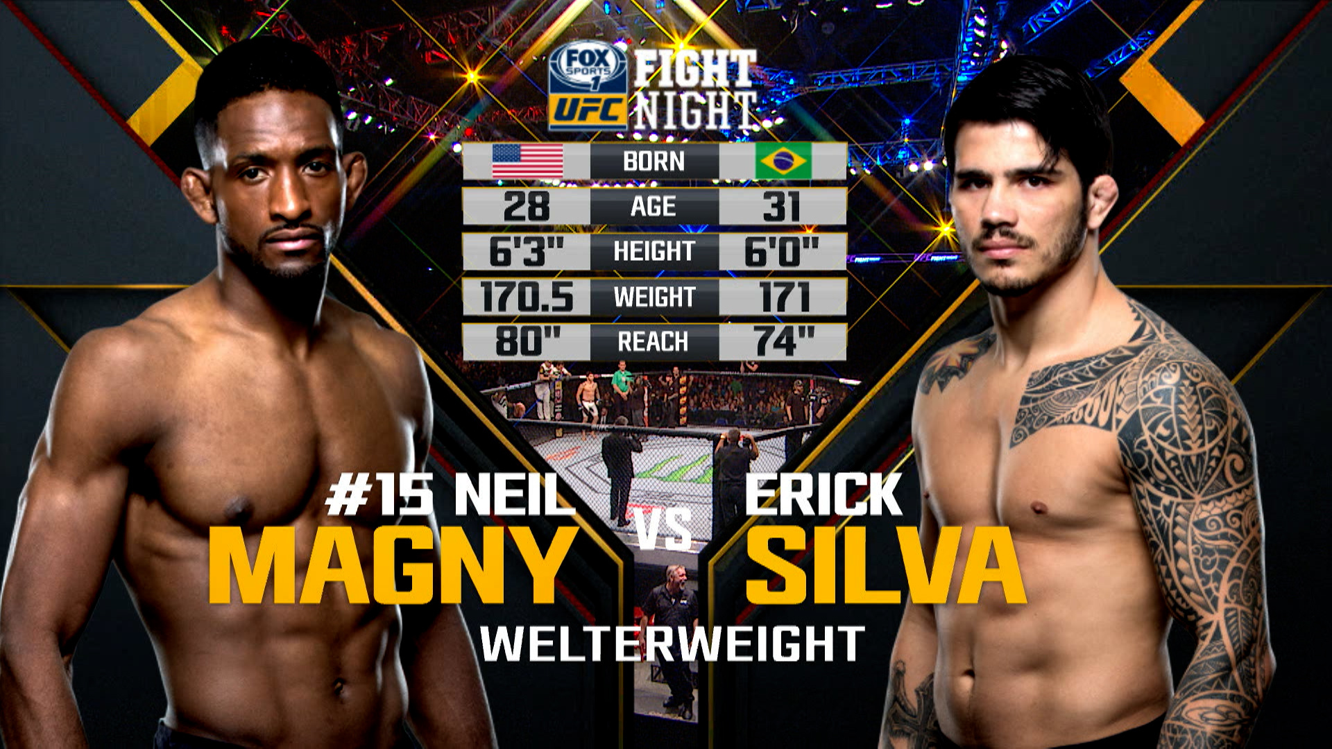 Assista a UFC Fight Night Neil Magny vs. Erick Silva - Paramount+ Brasil