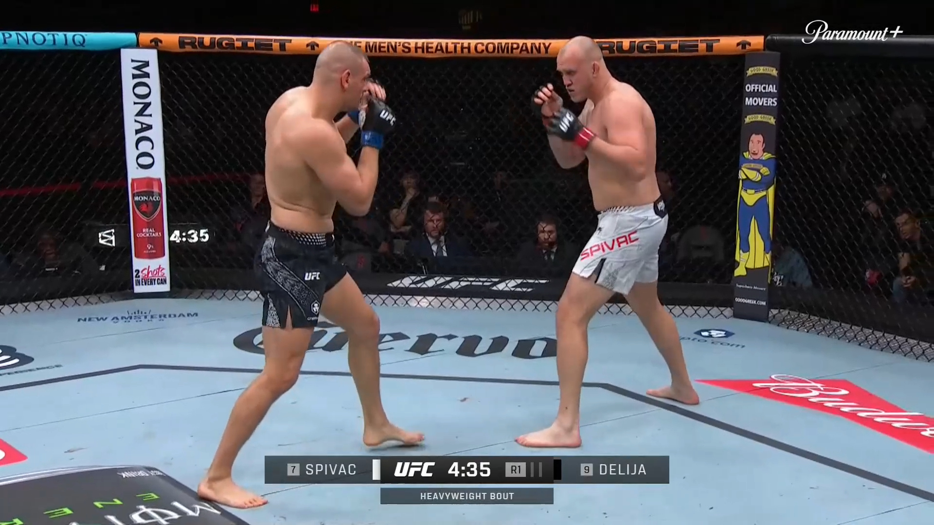 Ve UFC Fight Night Serghei Spivac vs. Ante Delija (UFC Fight Night ...