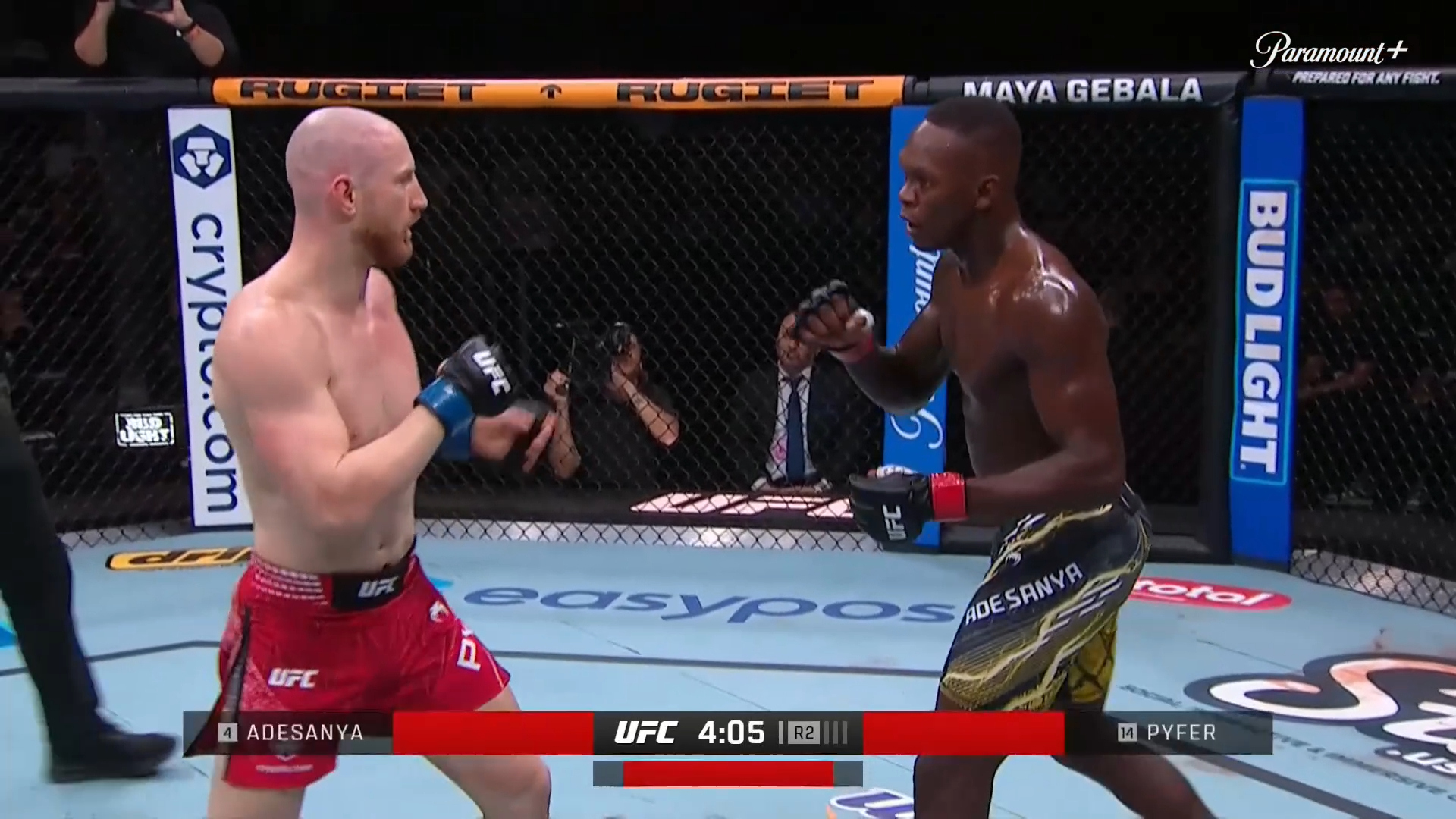 Israel Adesanya vs. Joe Pyfer (UFC Fight Night: Adesanya vs. Pyfer - Main)