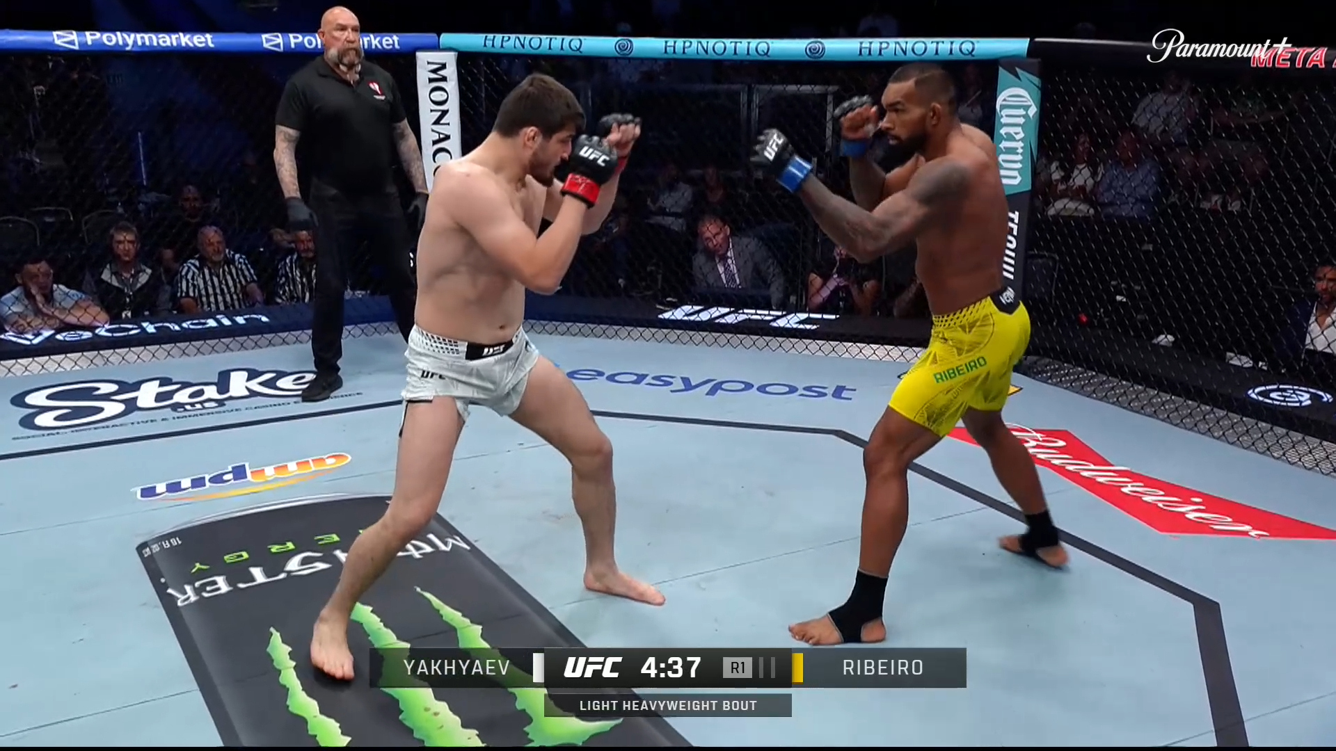 Watch UFC Fight Night Abdul Rakhman Yakhyaev vs. Brendson Ribeiro (UFC ...