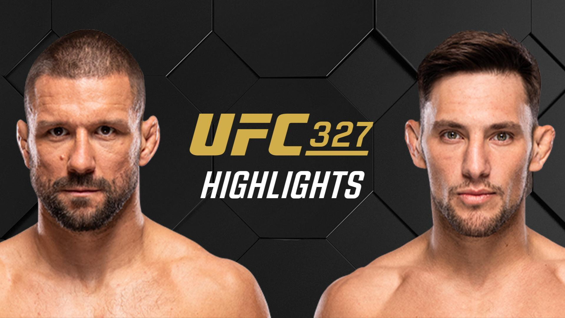 Watch UFC Gamrot vs. Ribovics Highlights - UFC 327 - Paramount+