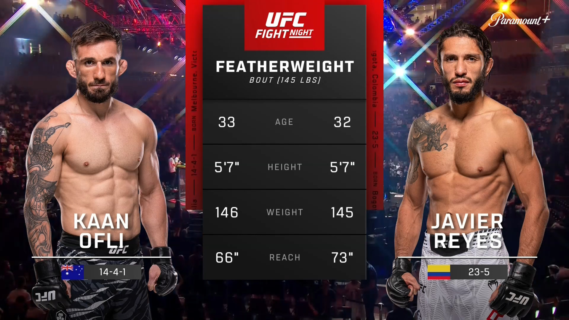 Watch UFC Fight Night Kaan Ofli vs. Javier Reyes (UFC Fight Night ...