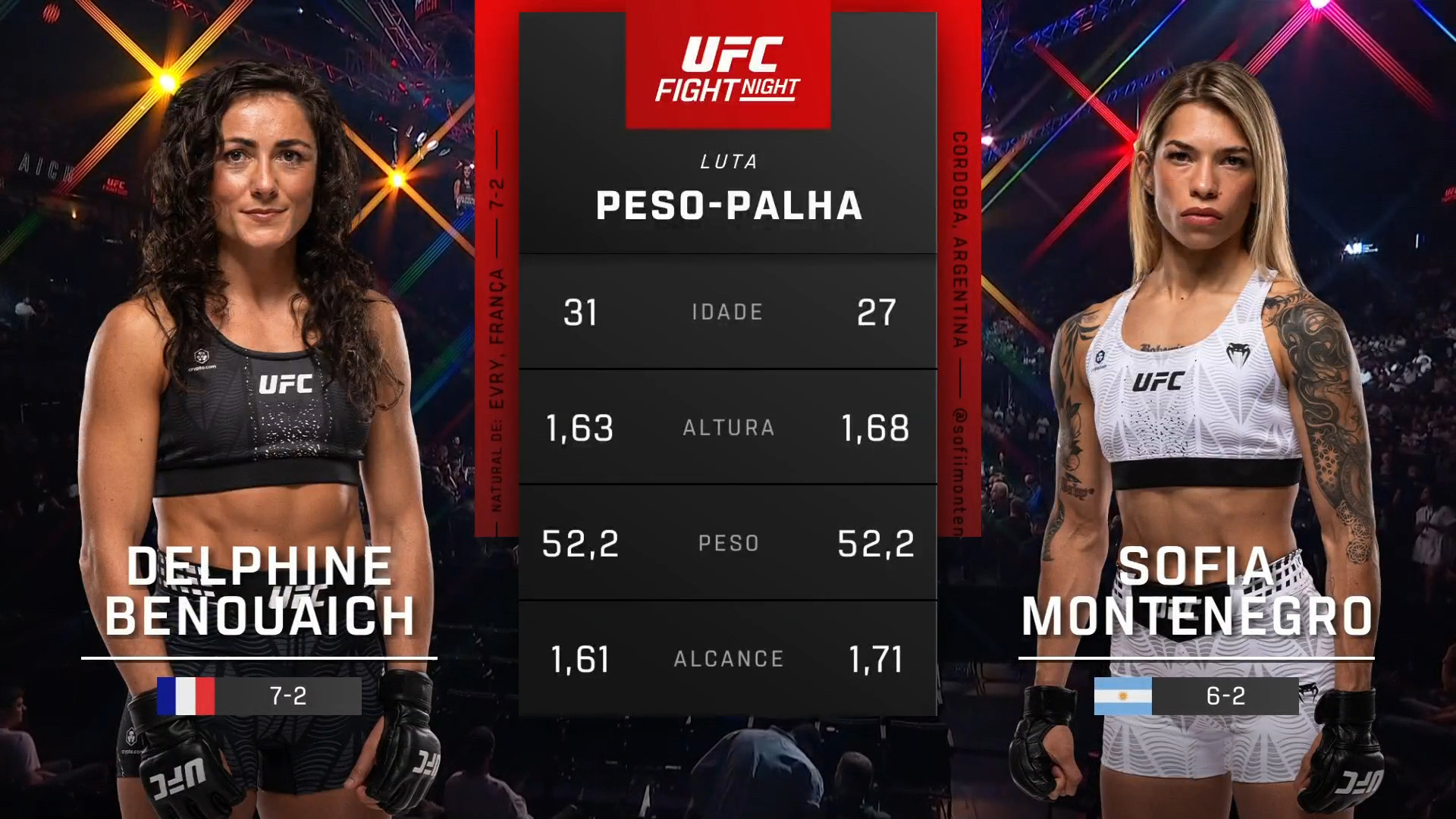 Watch UFC Fight Night Delphine Benouaich vs. Sofia Montenegro (UFC ...