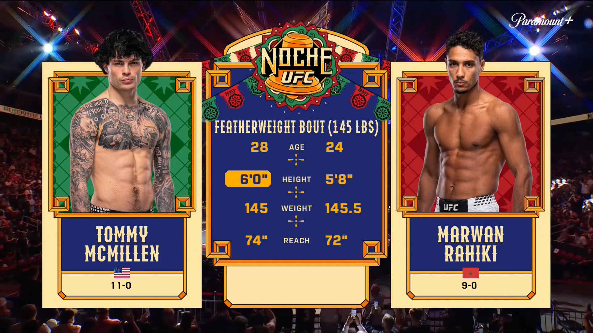 Watch UFC Fight Night (Español) Tommy McMillen vs. Marwan Rahiki (Noche ...