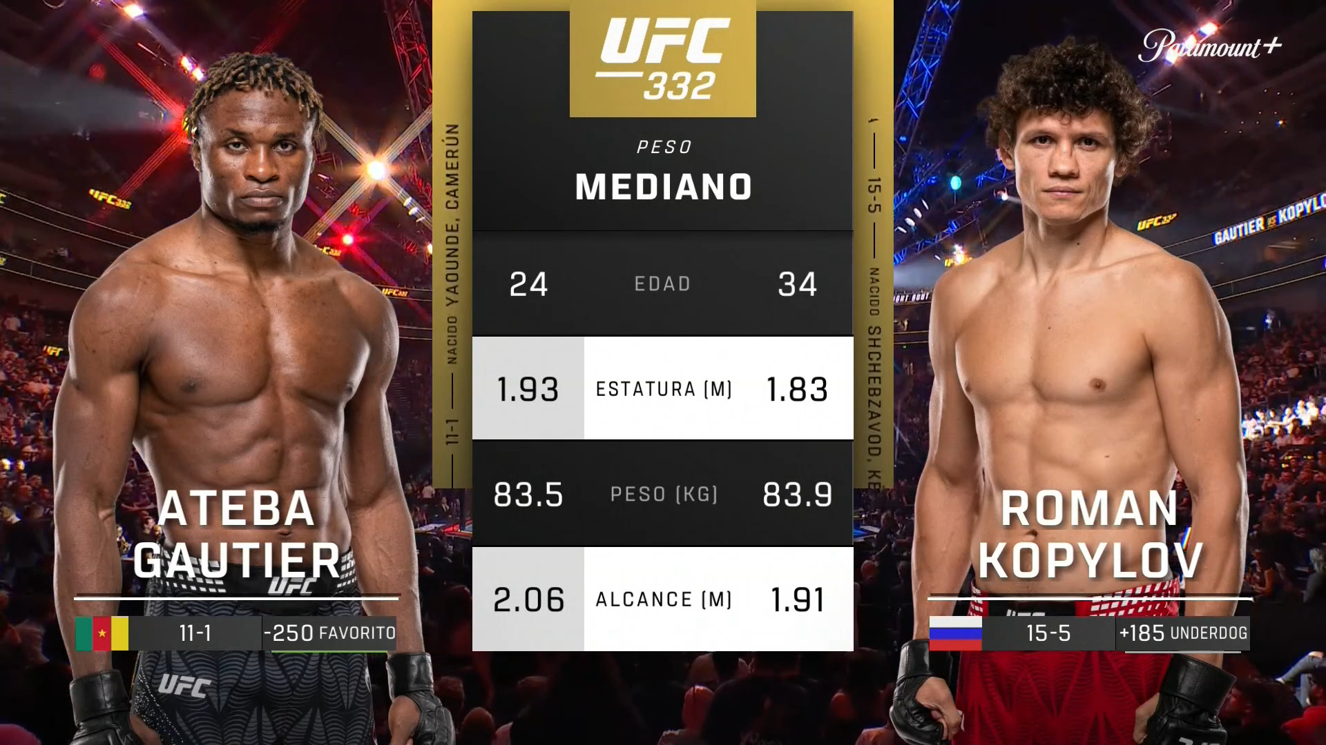 Watch UFC (Español) Ateba Gautier vs. Roman Kopylov (UFC 332: Silva vs ...