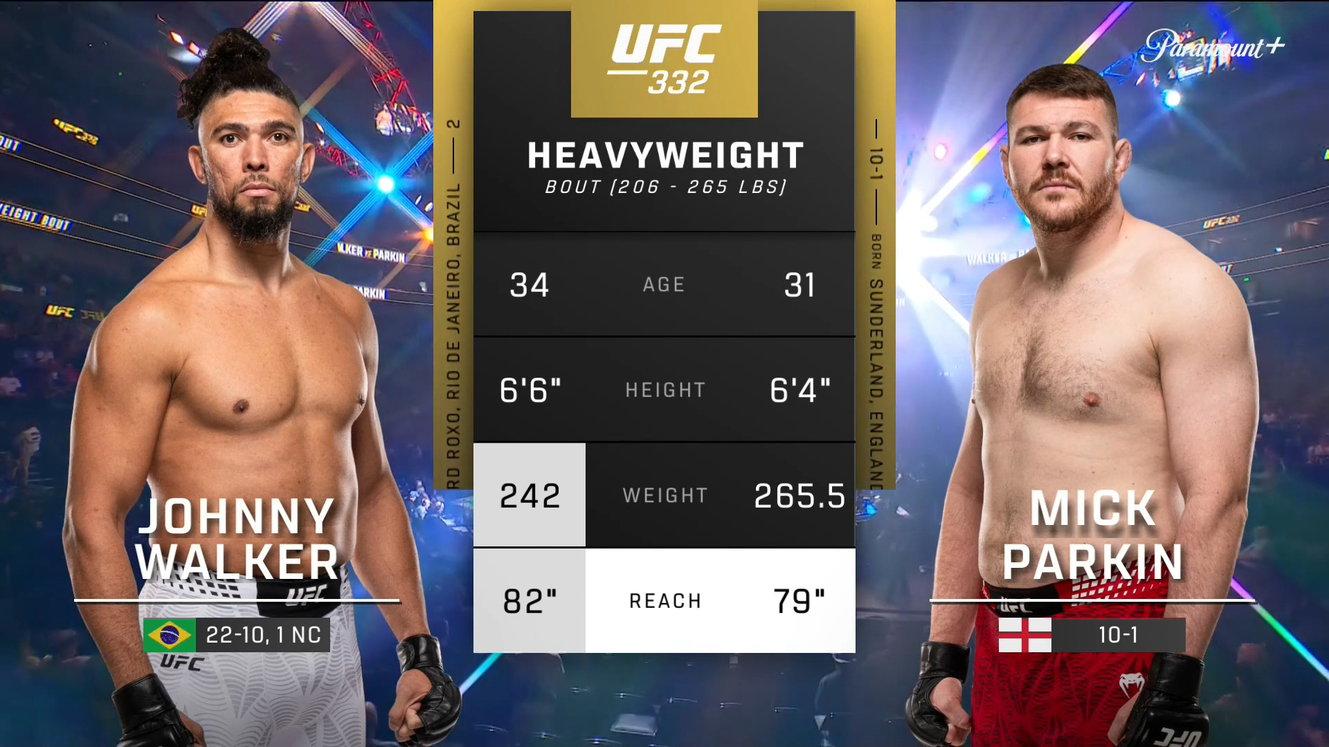 Watch UFC Johnny Walker vs. Mick Parkin (UFC 332: Silva vs. Wang ...