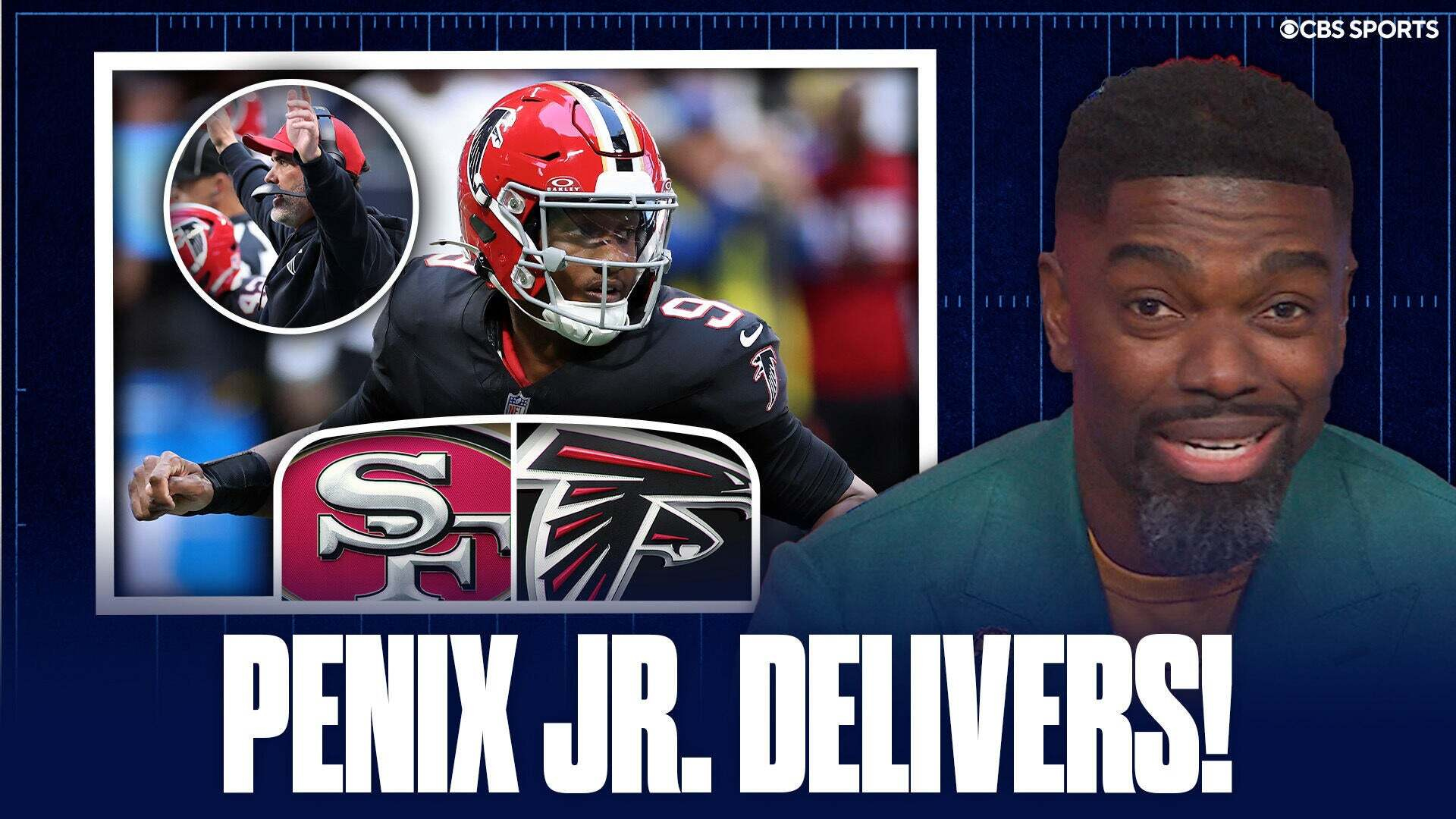 Watch NFL on CBS REACTION: Falcons Soar, Hand 49ers First Loss Of ...