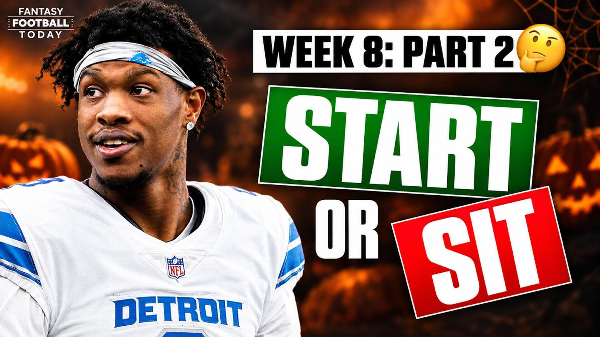 Watch Fantasy Football Today Week 8 Start Sit Advice (Part 2) | Sneaky ...