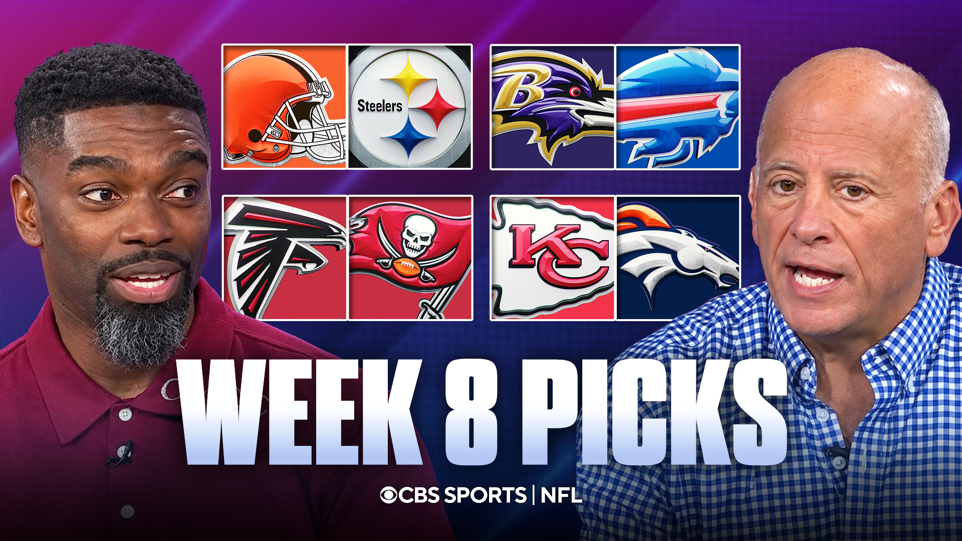Watch NFL on CBS NFL Predictions and Best Bets For EVERY Week 8 Game ...
