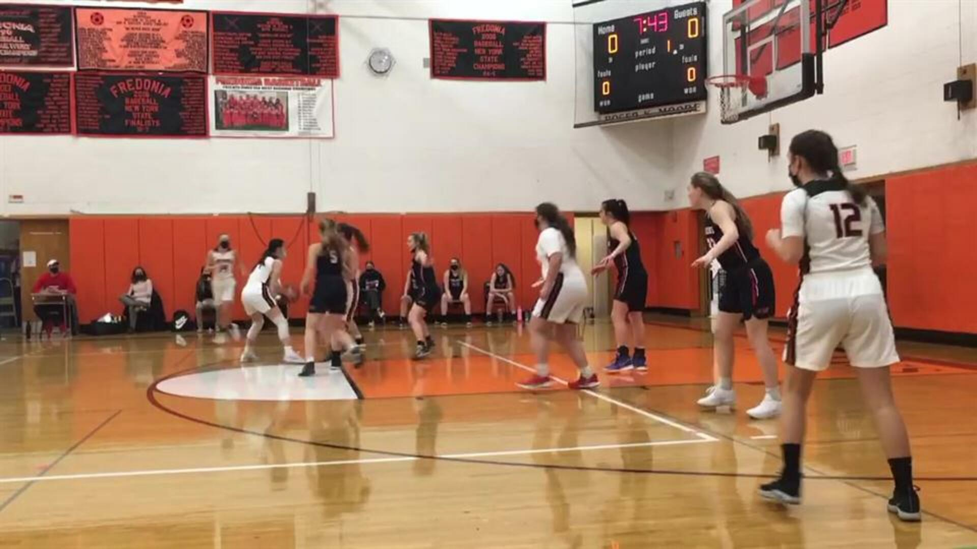 Fredonia HS Girls Basketball Video "Davis Knocks Down Long Two for Fredonia" MaxPreps