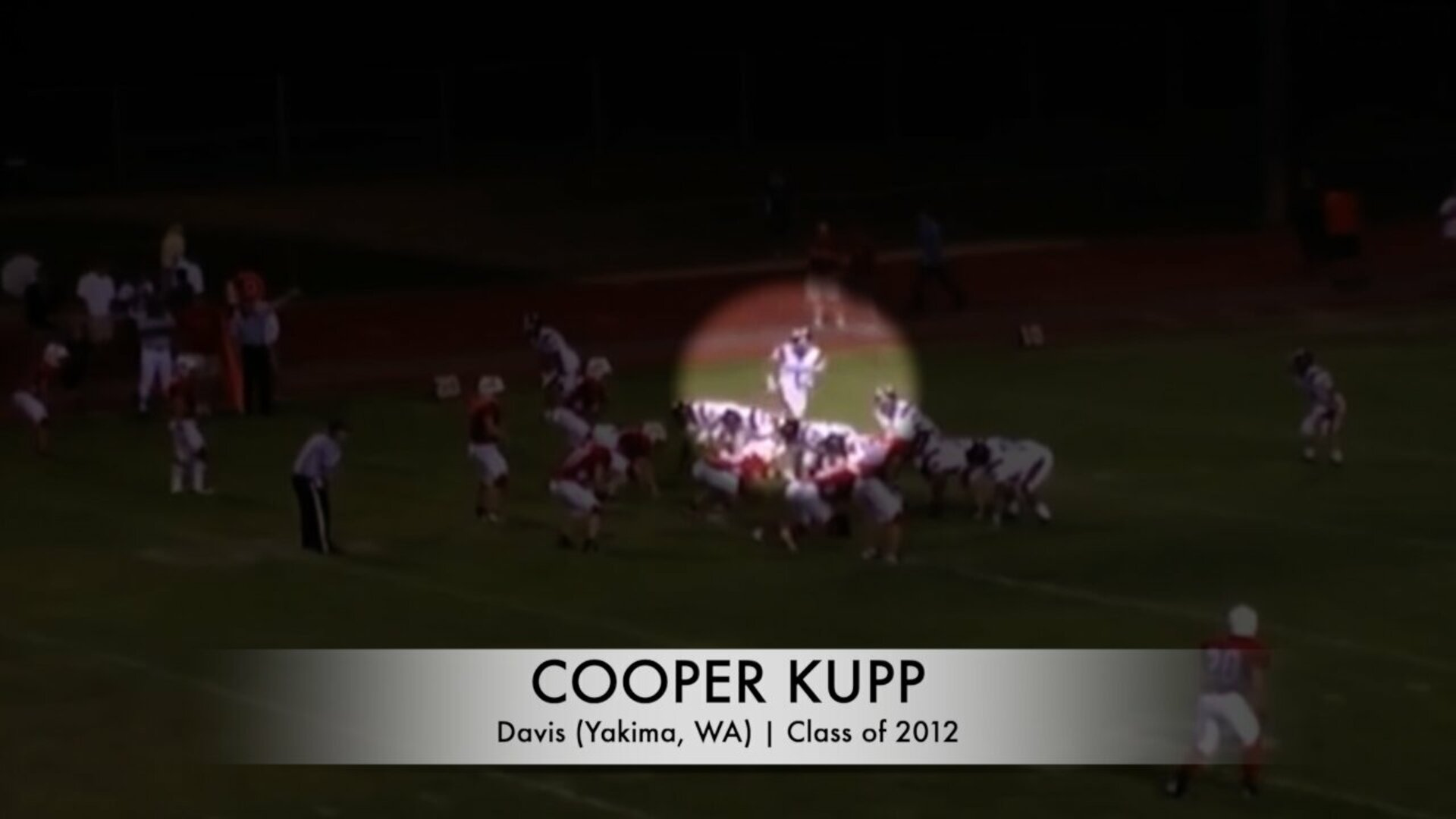 Cooper Kupp 1 A.C. Davis High School Pirates Black Football Jersey