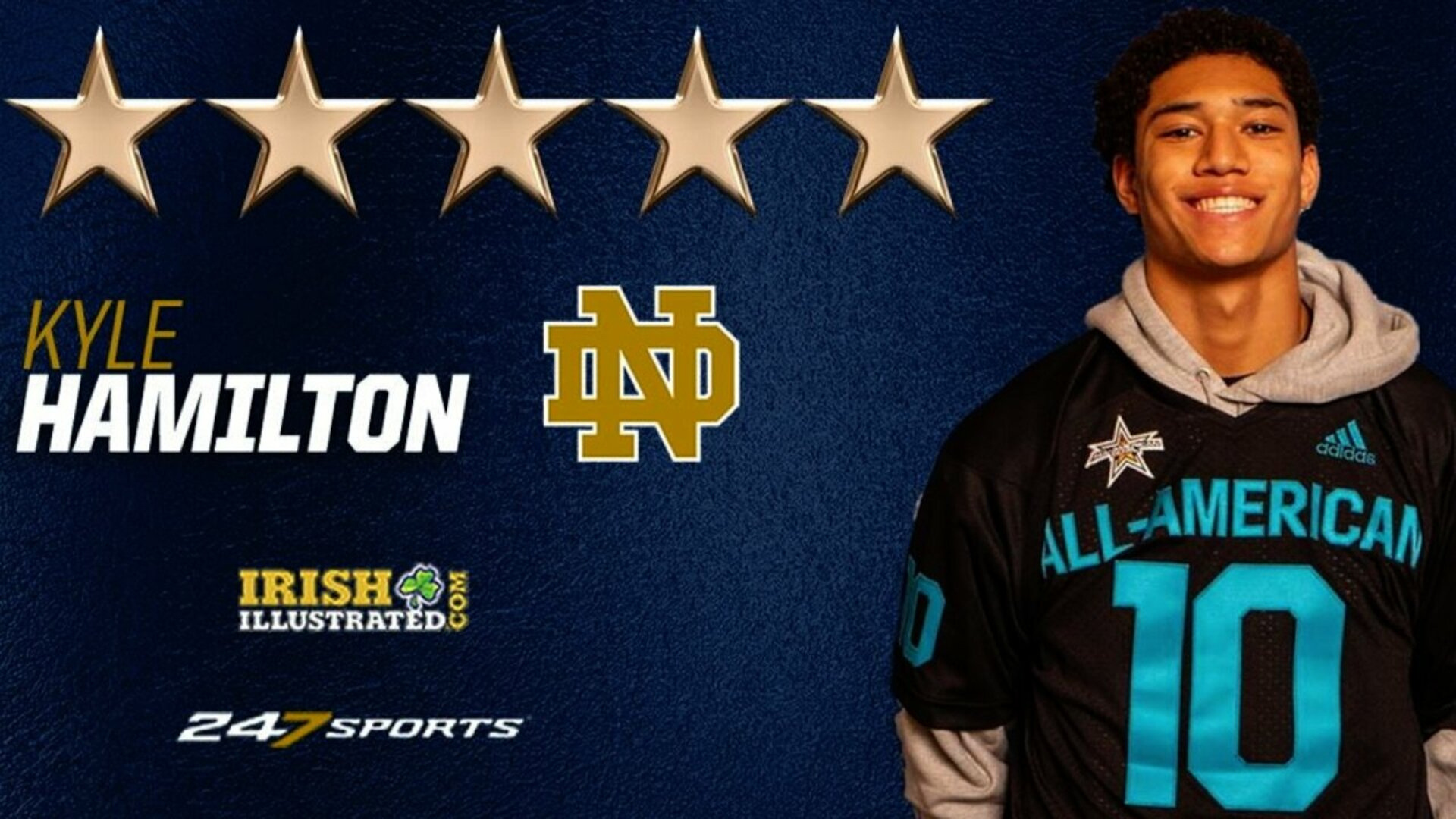 Kyle Hamilton's Video '2022 NFL Draft prospect: Notre Dame's Kyle Hamilton