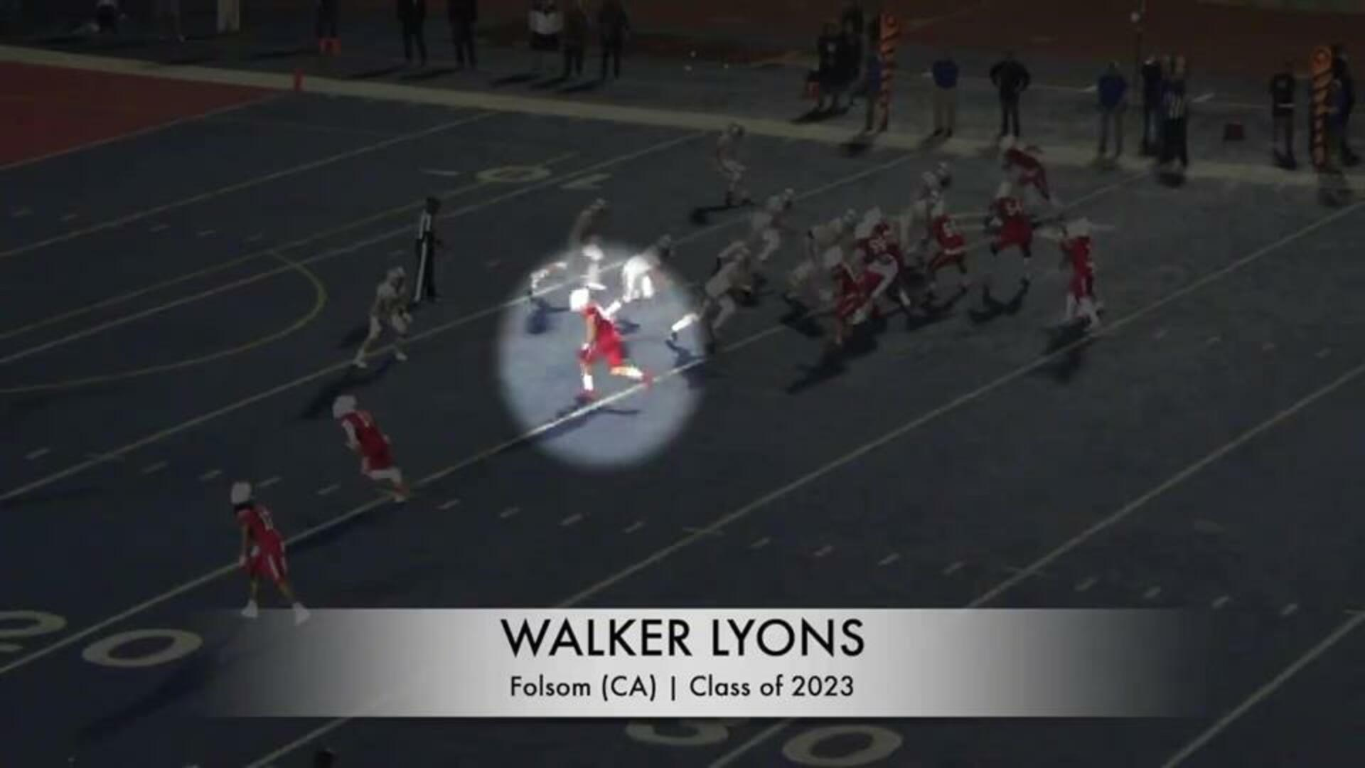 Folsom's (CA) 4-star tight end Walker Lyons | 2021 Highlights