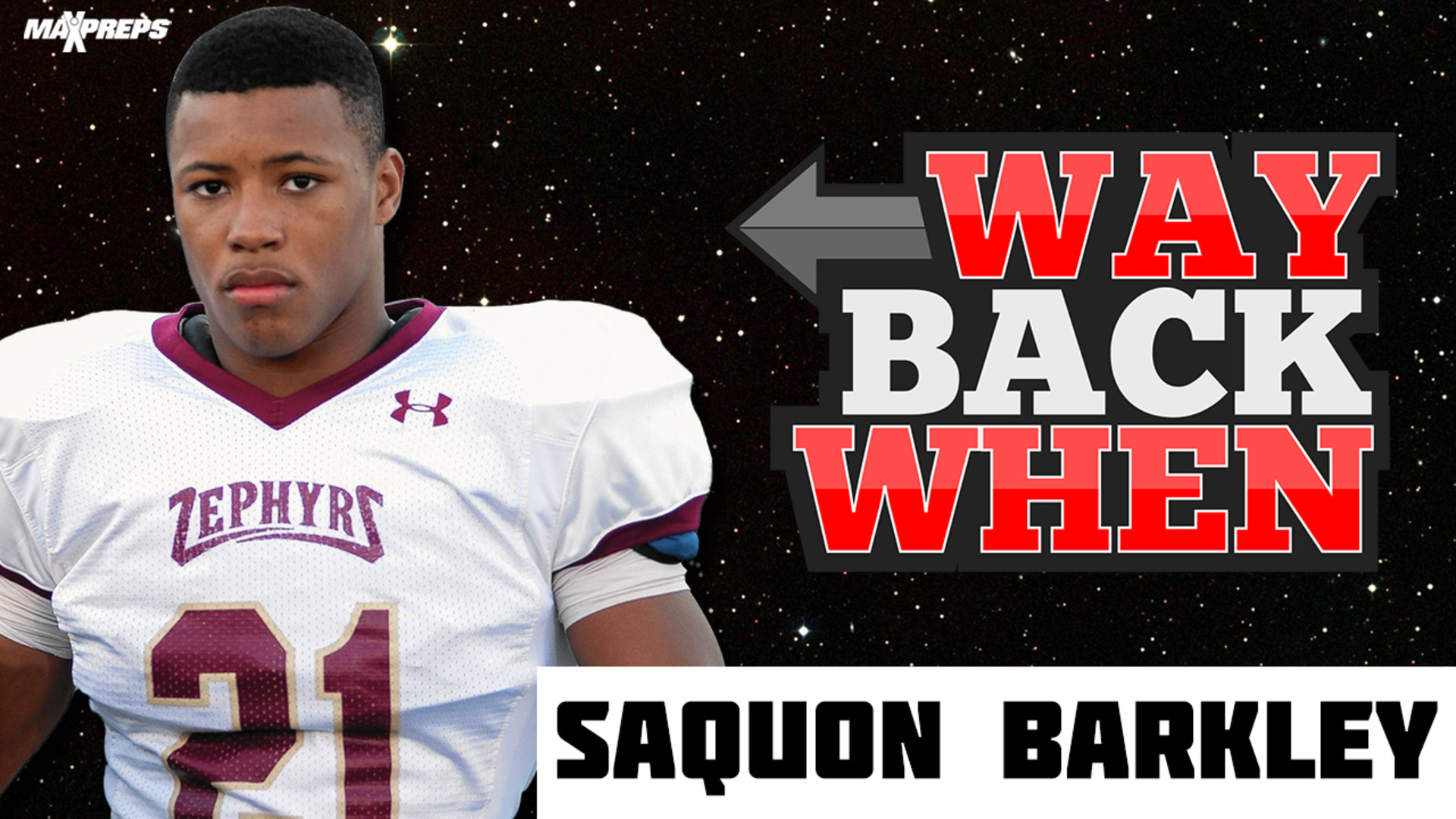 WATCH: Saquon Barkley's Whitehall High School football jersey