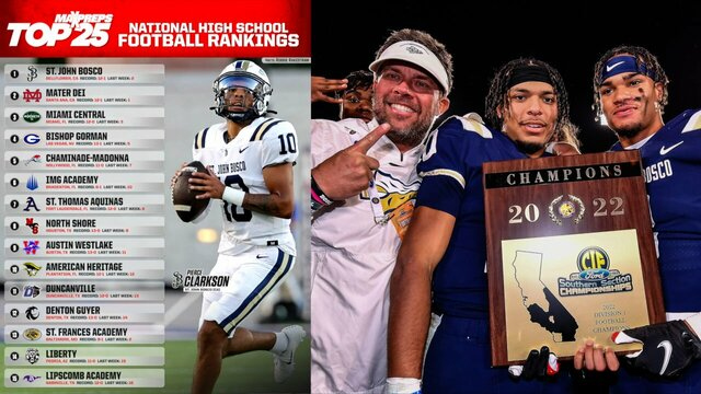 St. John Bosco new No. 1 in MaxPreps Top 25 after beating Mater Dei 24-22