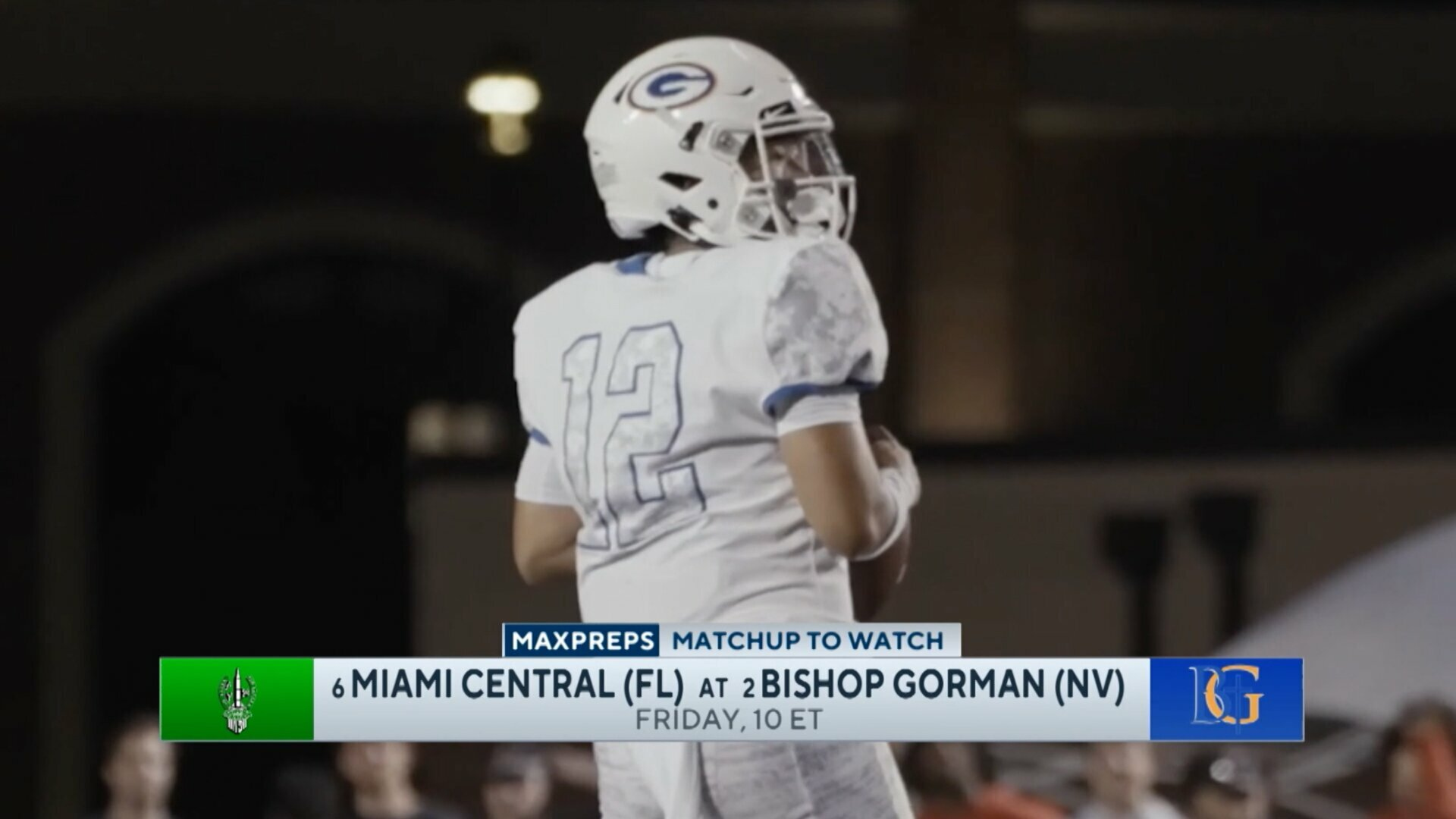 High school football: No. 2 Bishop Gorman vs. No. 6 Miami Central