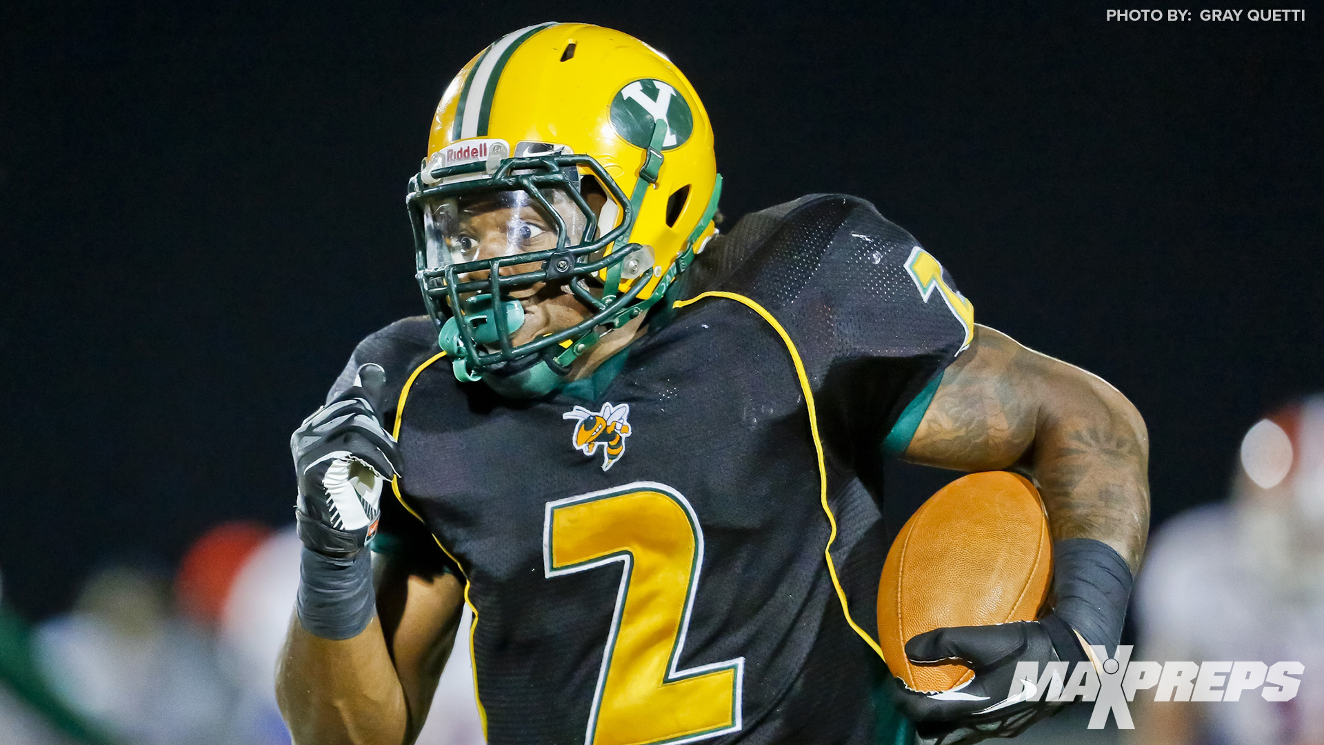 Derrick Henry #2 Yulee High School Hornets Black Football Jersey