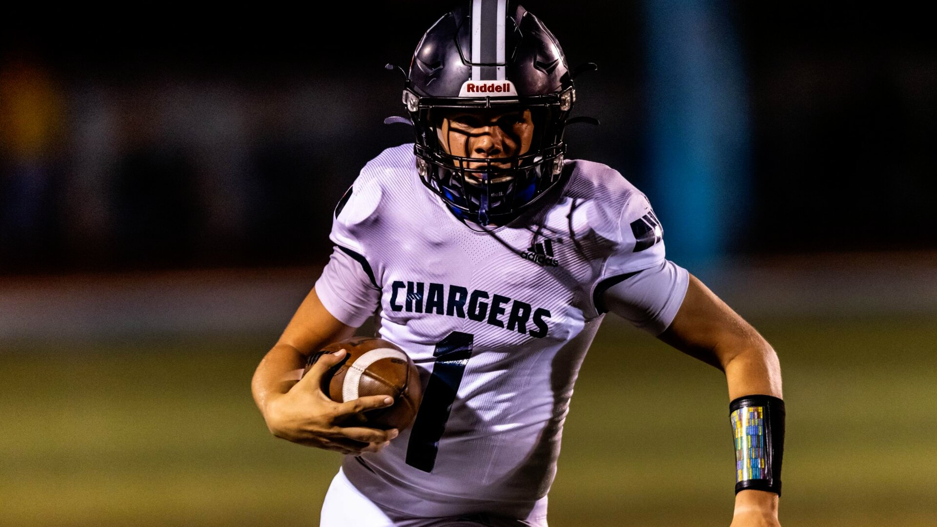 Zach Wilson 1 Corner Canyon High School Chargers Navy Blue