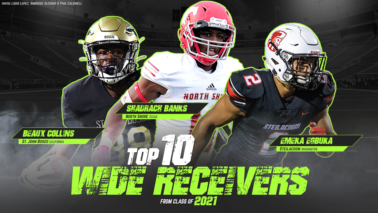 Top 10 wide receivers in the Class of 2021