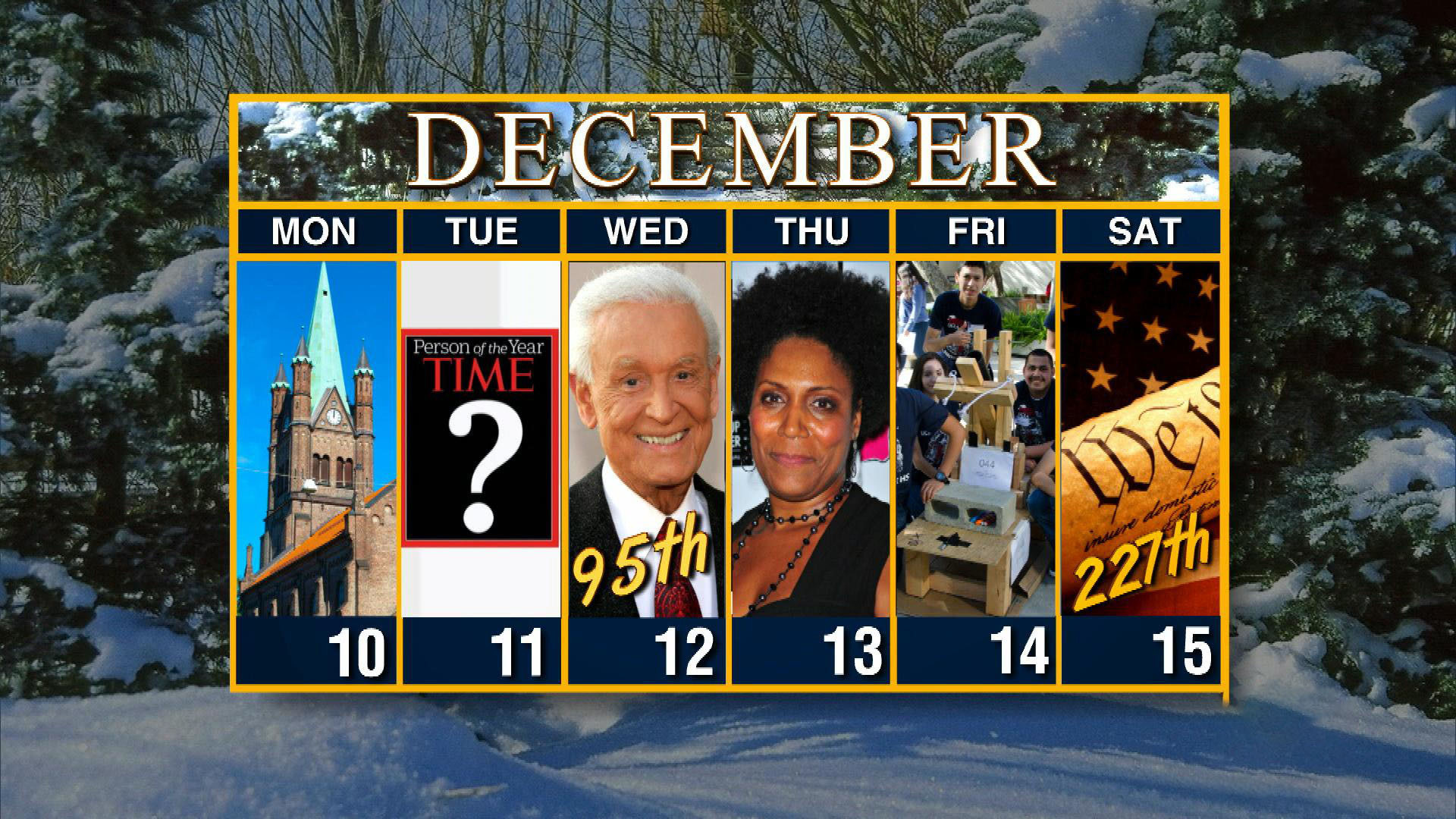Watch Sunday Morning: Calendar: Week of December 10 Full show on CBS