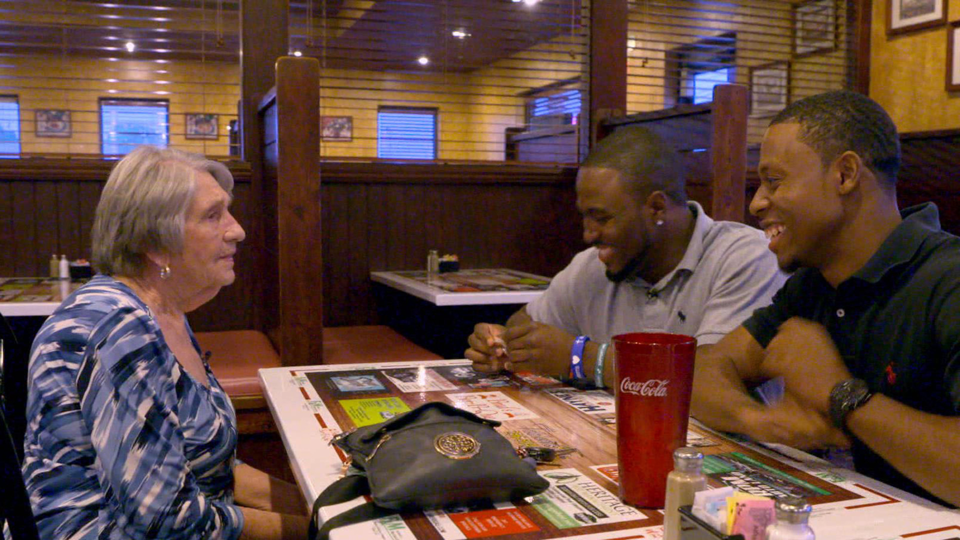 Watch Cbs Evening News Young Men Invite Widow To Sit With Them