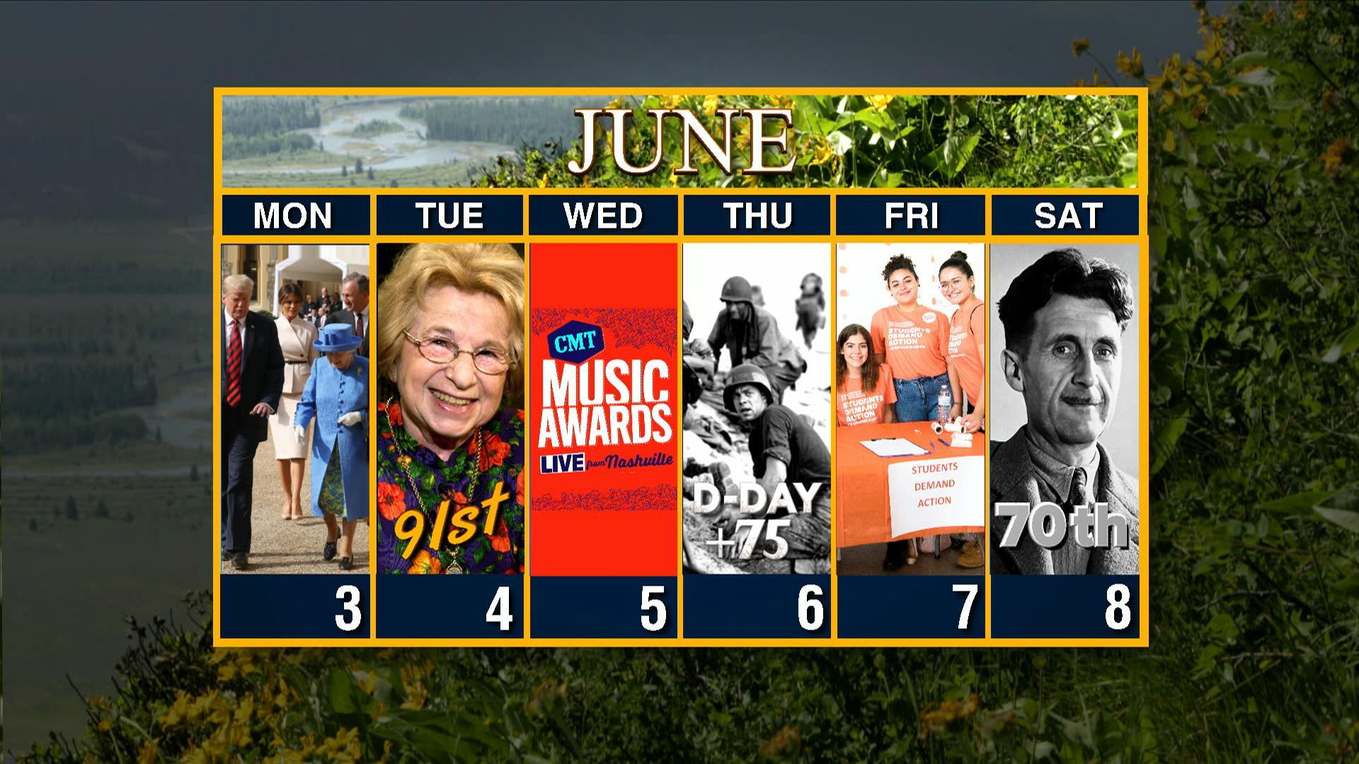 Watch Sunday Morning: Calendar: Week of June 3 Full show on CBS