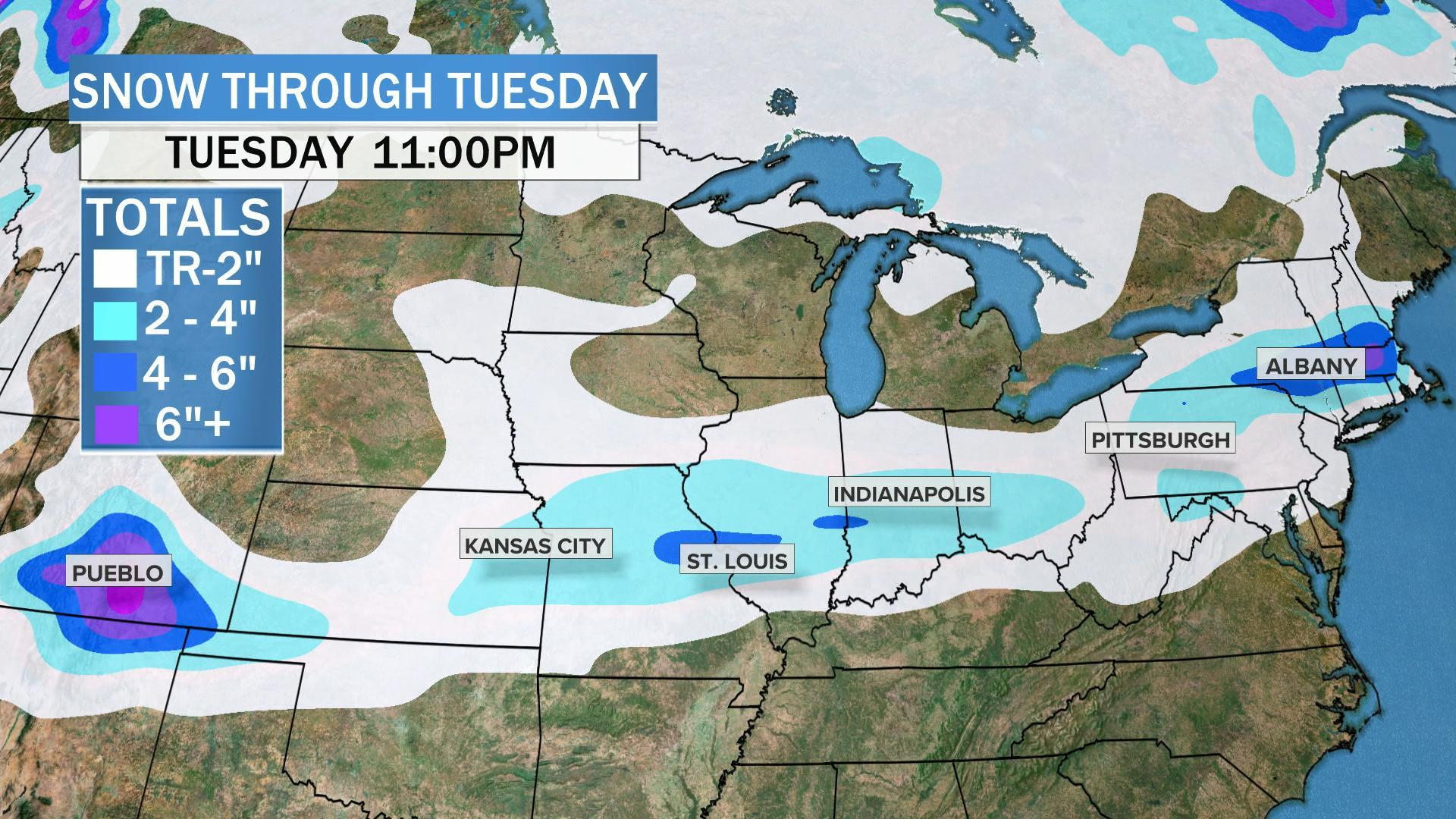 Watch Cbs Evening News Midwest Hit With Snow As Storm Heads East Full Show On Cbs All Access