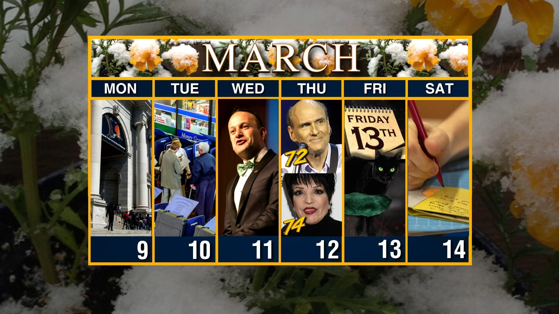 Watch Sunday Morning: Calendar: Week of March 9 - Full show on CBS
