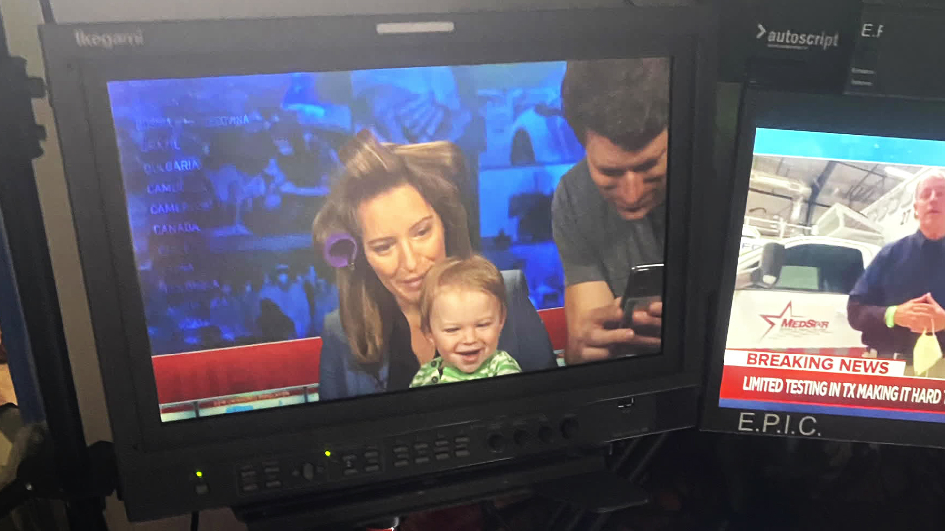 Working from home: Tony Dokoupil & Katy Tur