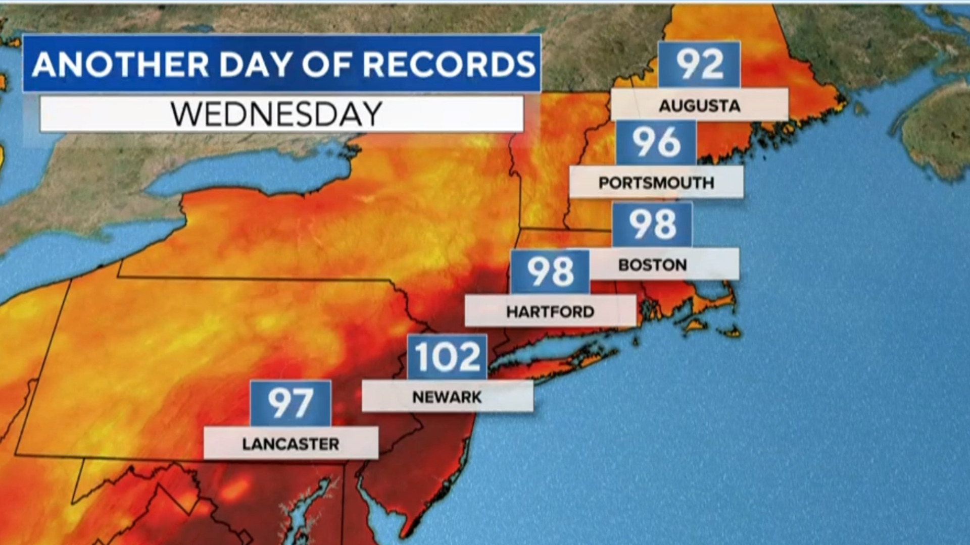 Watch Cbs Evening News End To Northeast Heat Wave In Sight Full Show On Cbs 1454