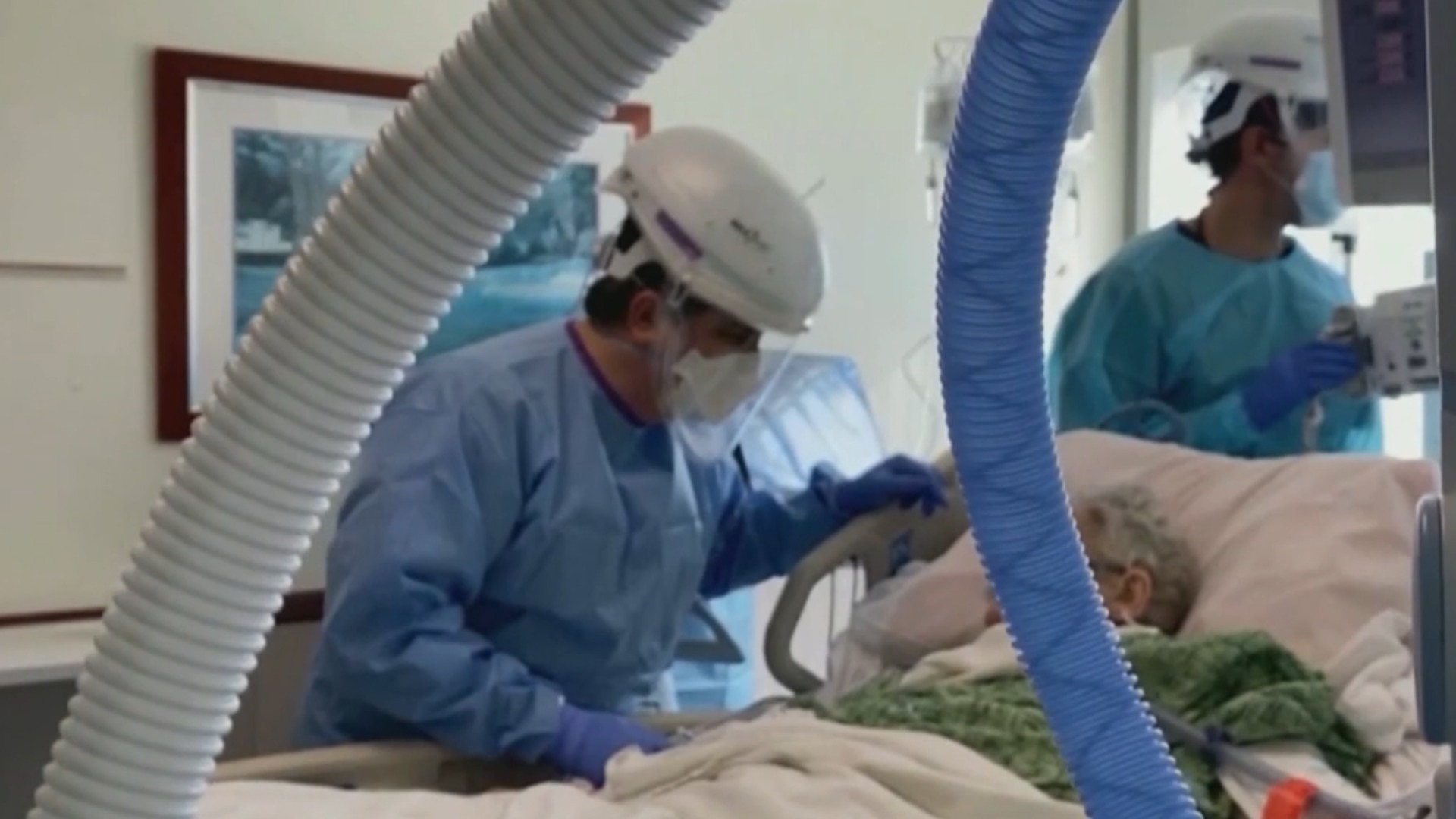 Watch CBS Evening News: Hospitals struggling with surge of COVID cases ...