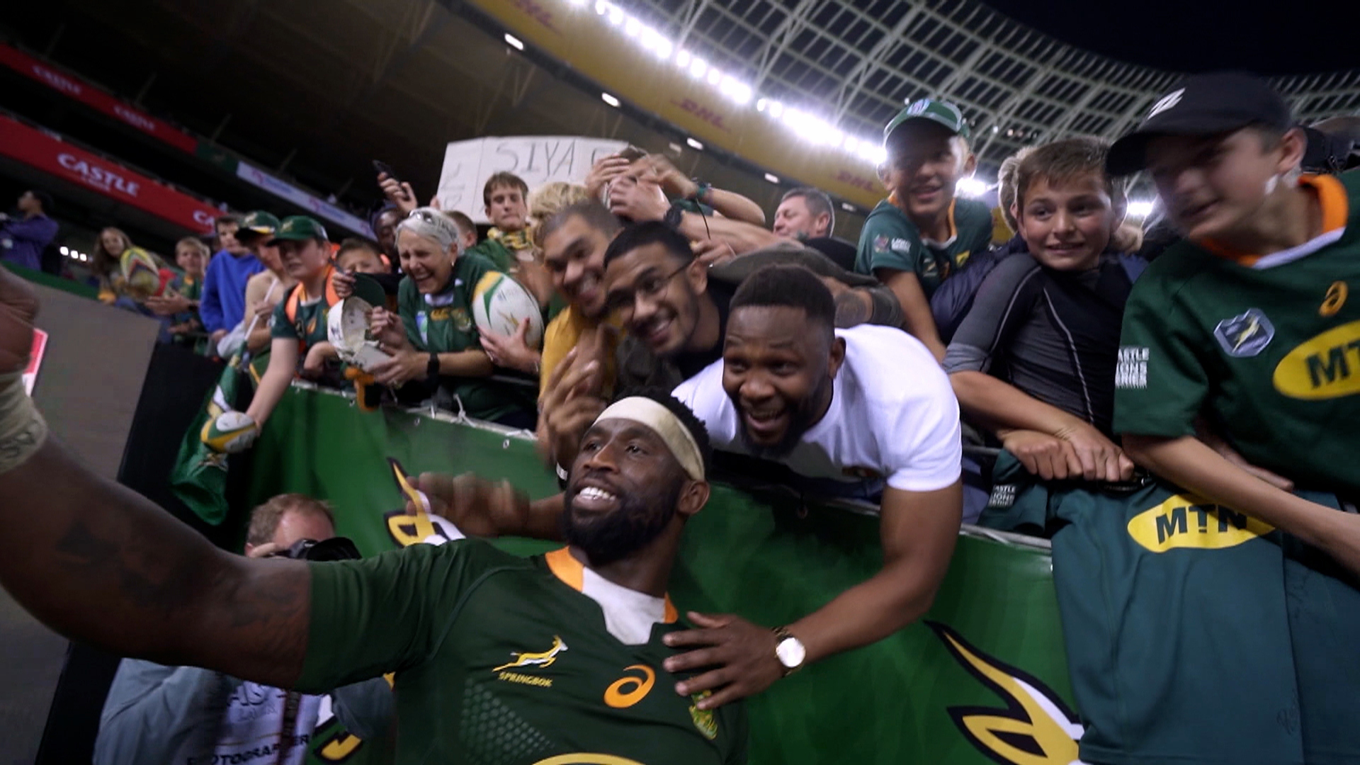 Watch 60 Minutes Siya Kolisi and South Africas rugby team