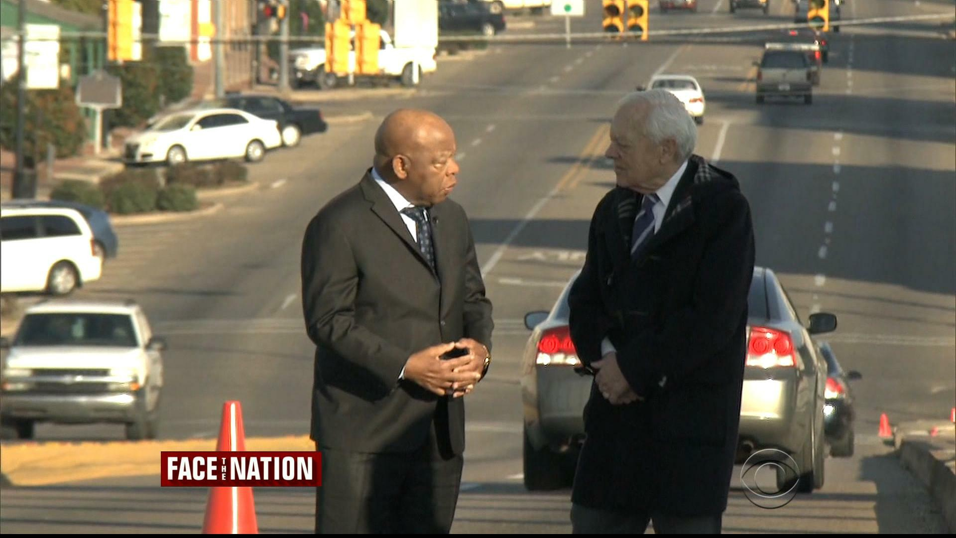 Watch Face The Nation Flashback Bob Schieffer visits Selma with John