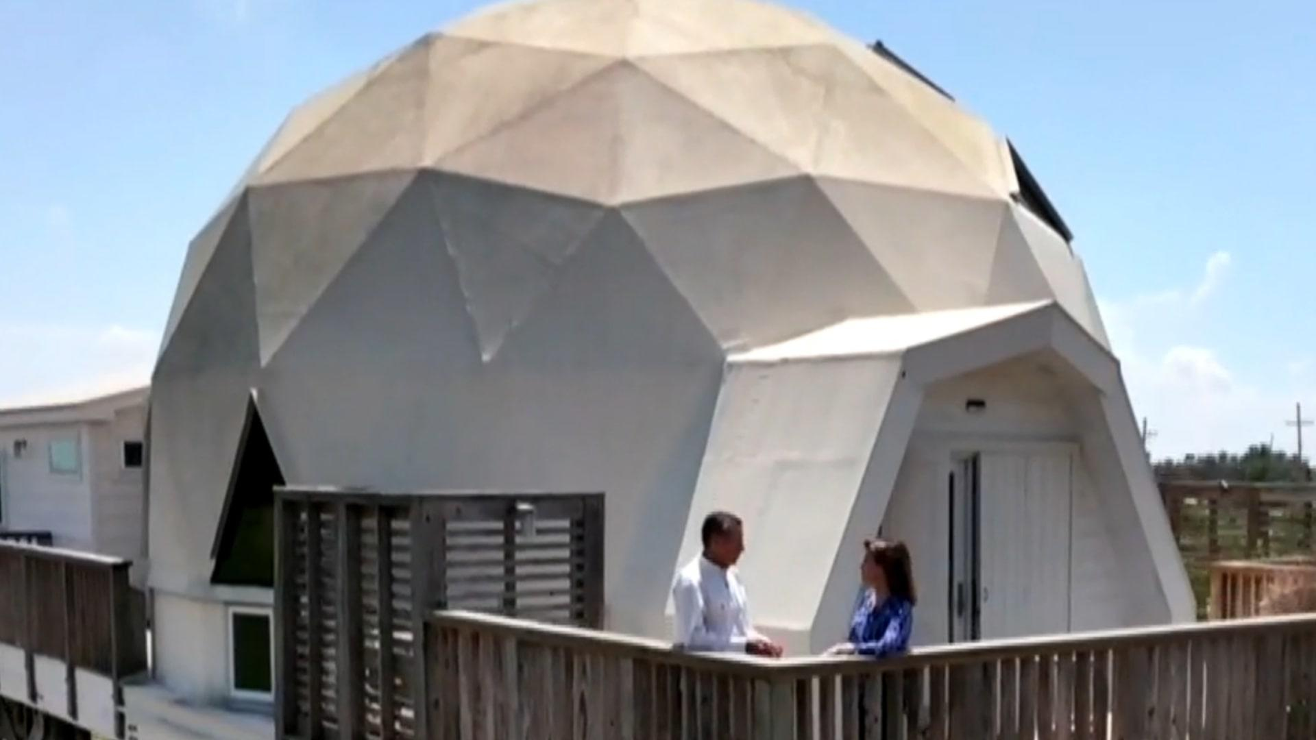 Watch CBS Evening News: How domes can protect against natural disasters ...