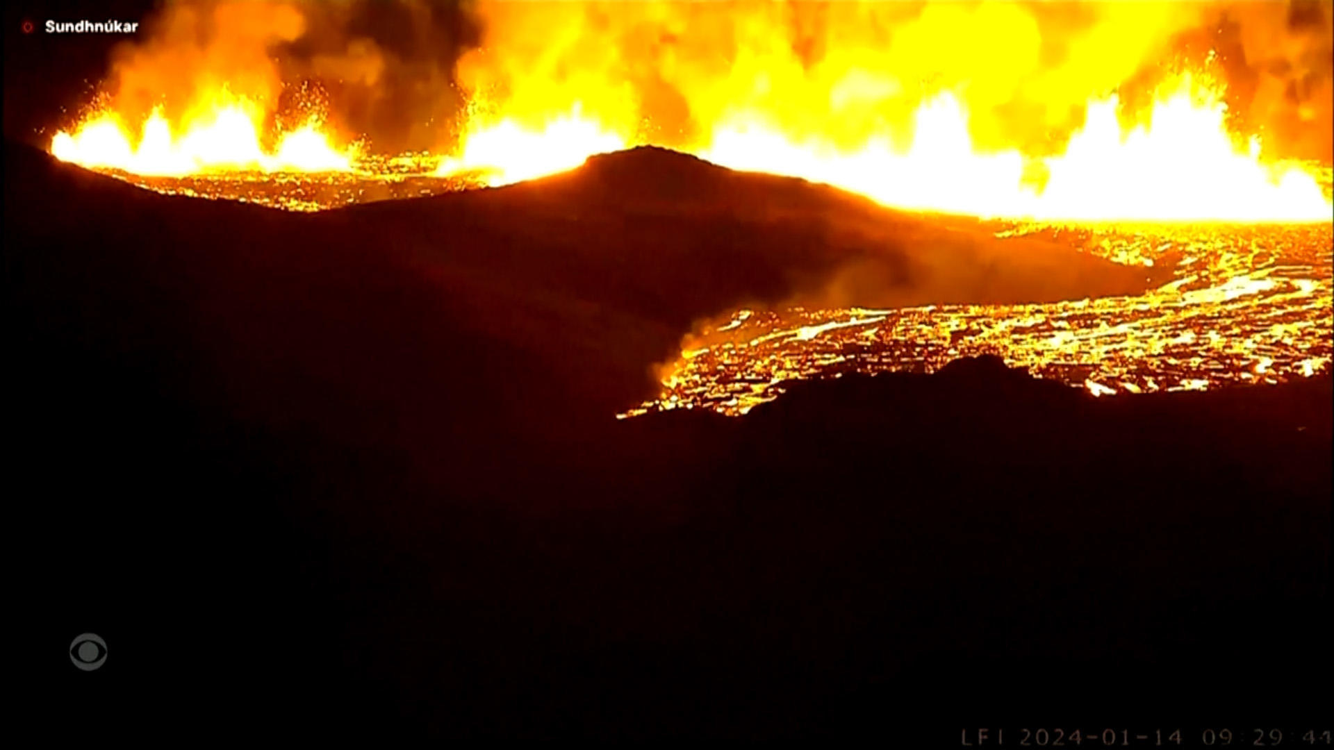 Watch Cbs Evening News Iceland Volcano Erupts Full Show On Cbs