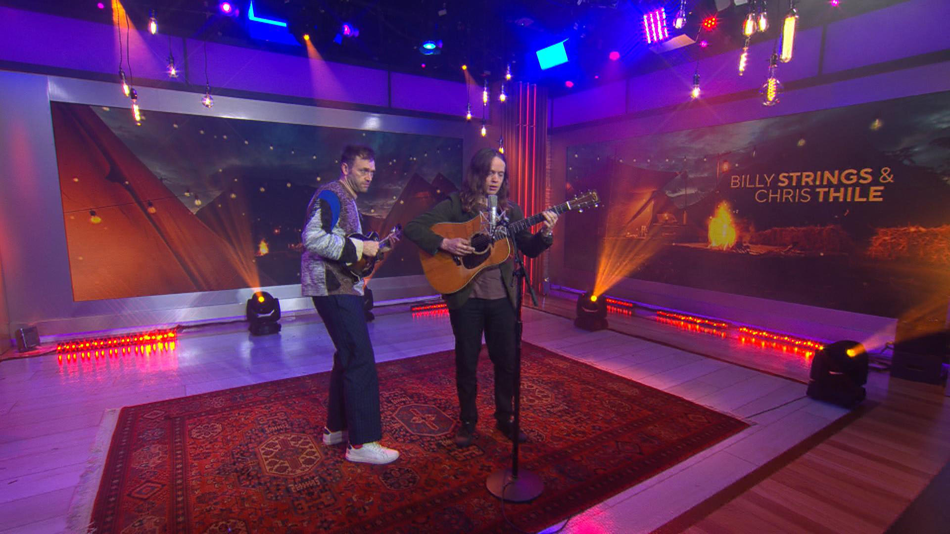 Watch CBS Saturday Morning Billy Strings and Chris Thile perform "I've