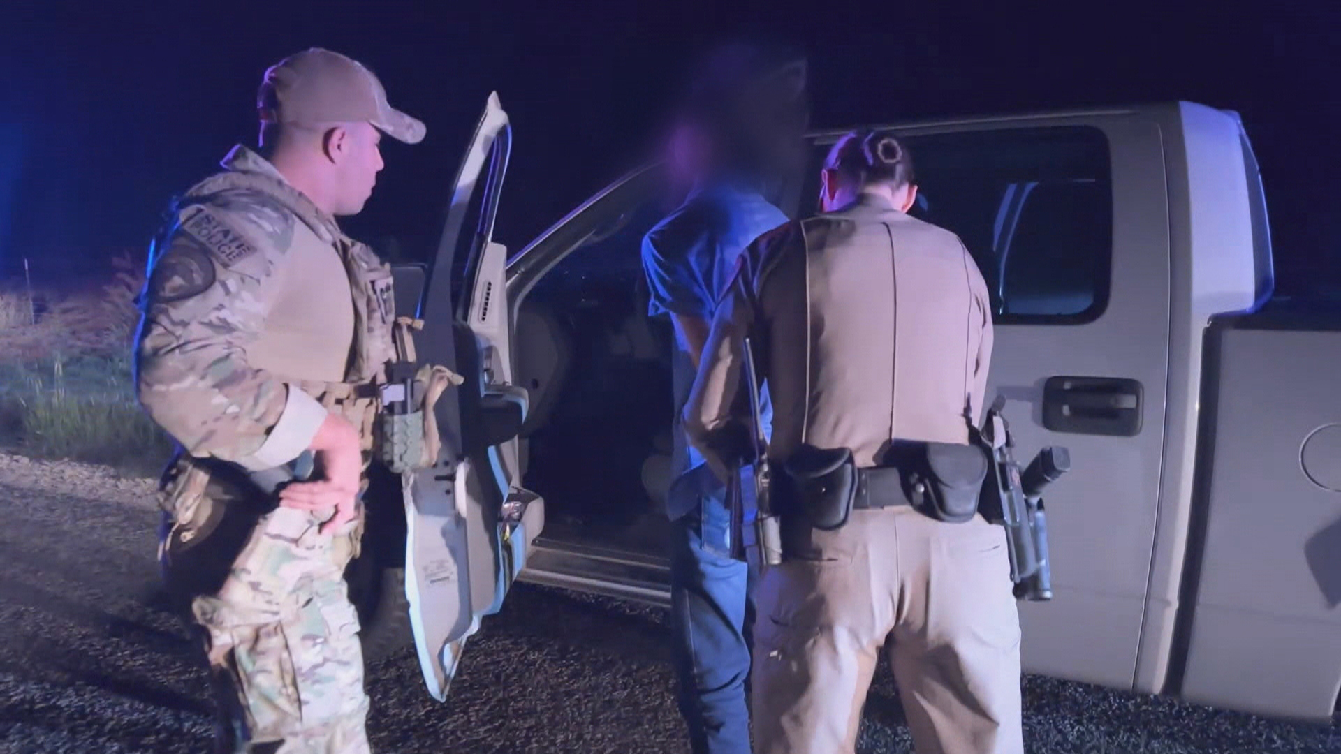 On border patrol with a Texas state trooper