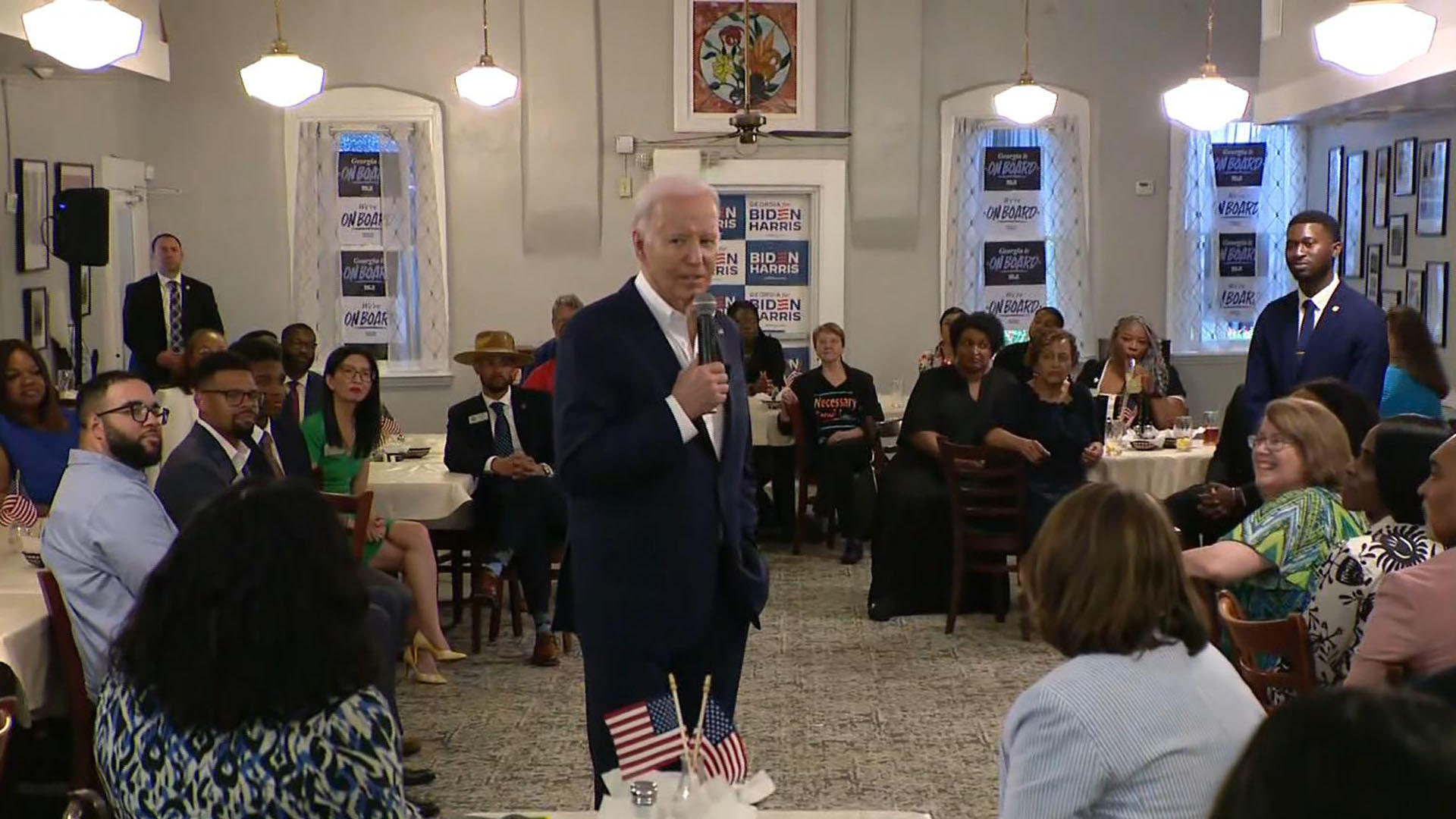 Watch CBS Evening News Biden travels to ahead of Morehouse